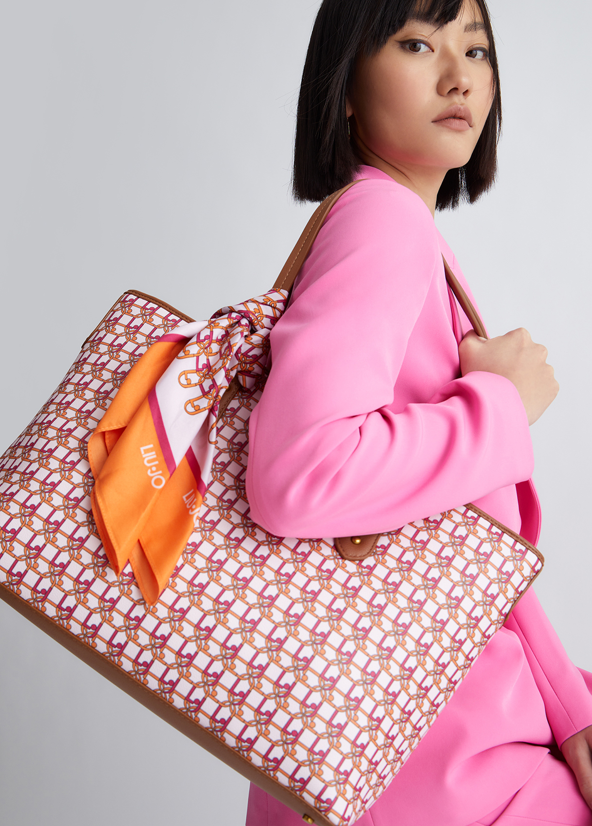 Liujo Shopper À Logo Et Foulard
