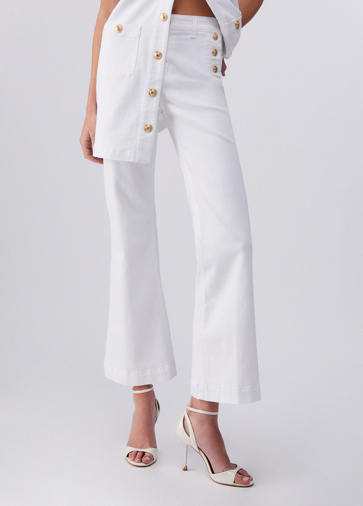 Liu Jo High-rise Trousers With Buttons