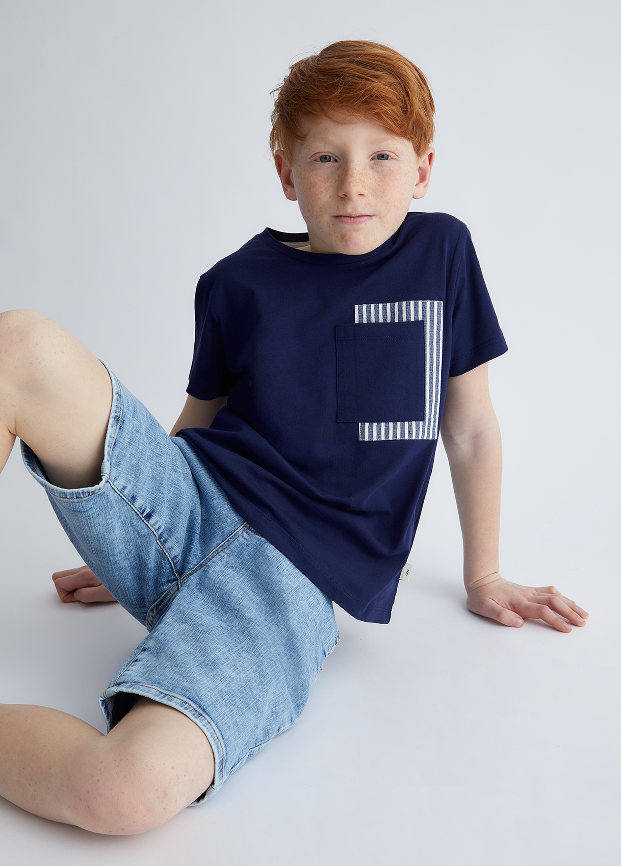 Liujo T-shirt Avec Poche Poitrine Fillette