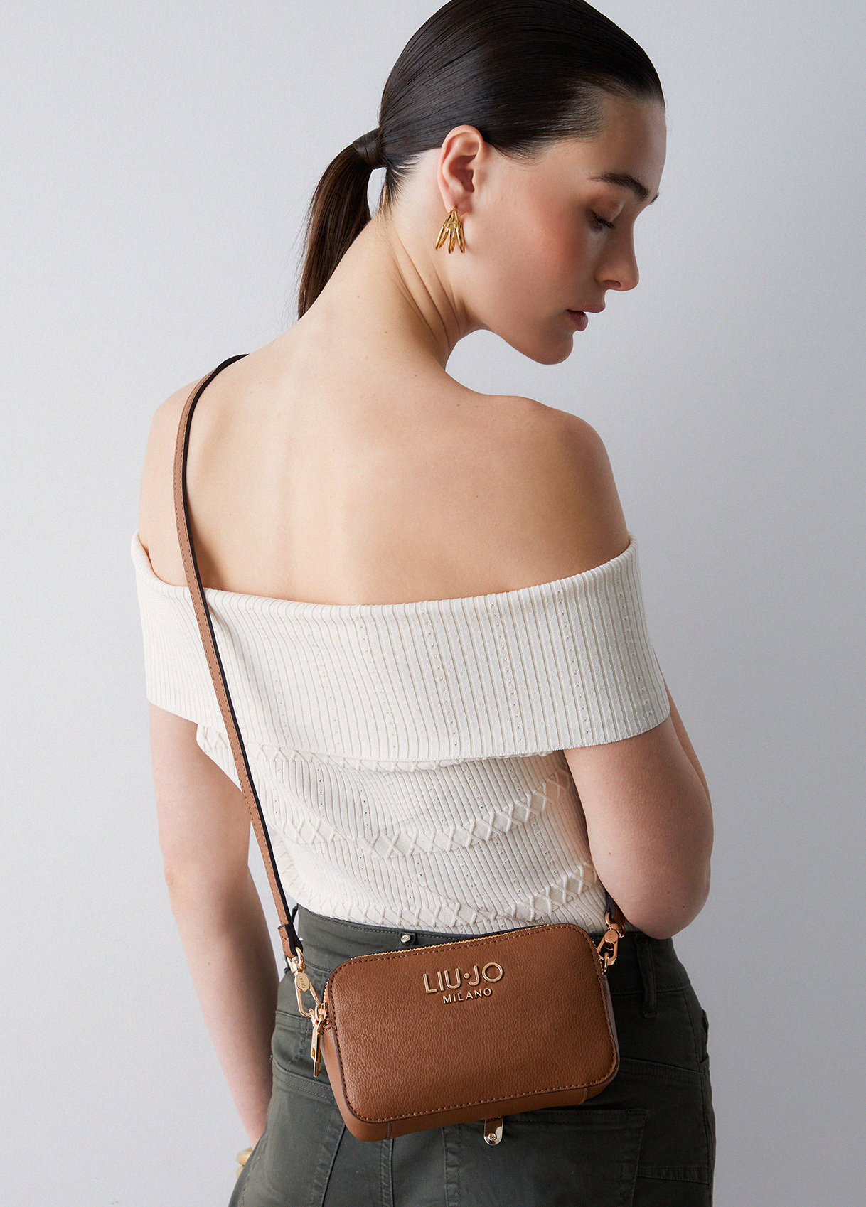 Liu Jo Donna Marrone Borsa A Tracolla Piccola