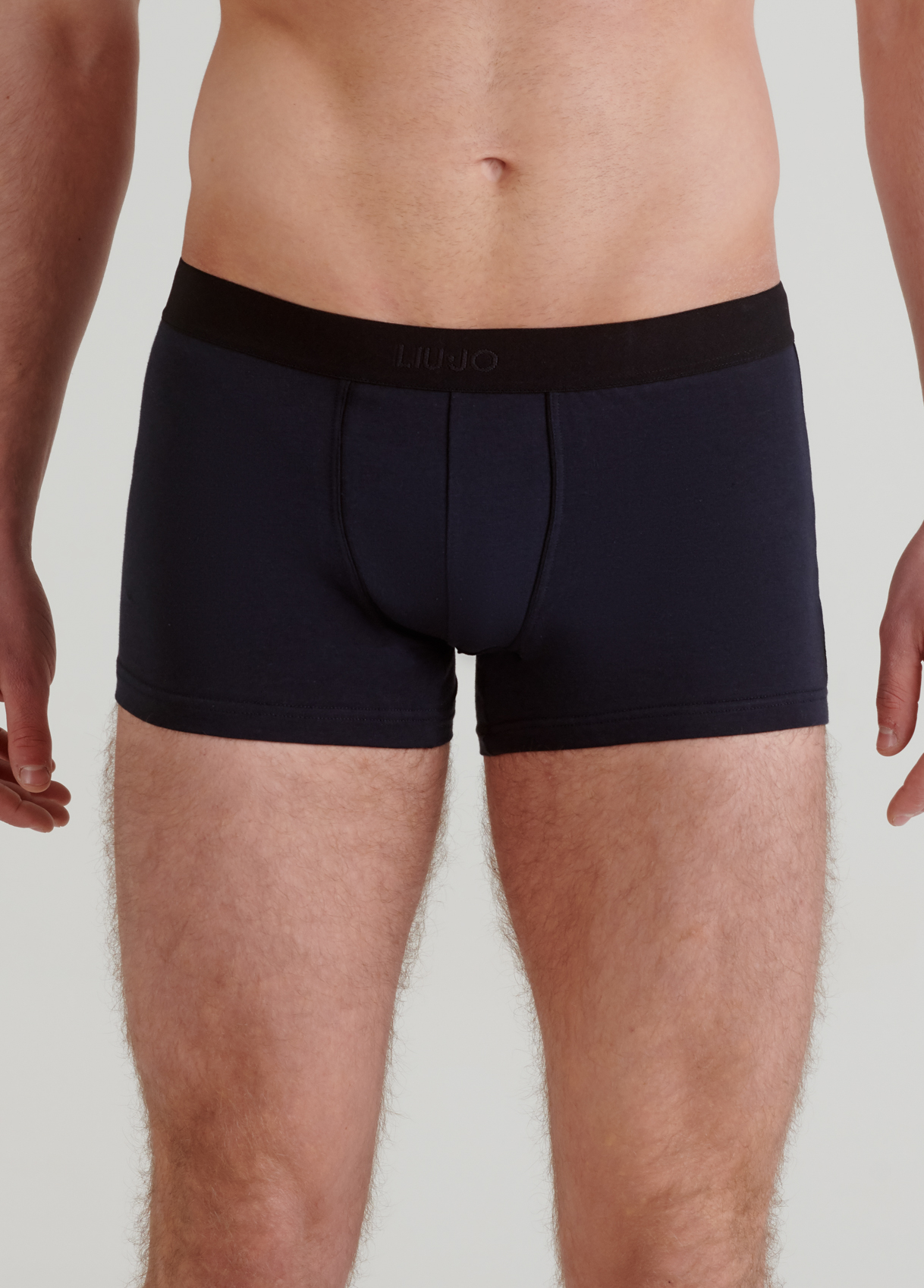 Boxer shorts with jacquard logo