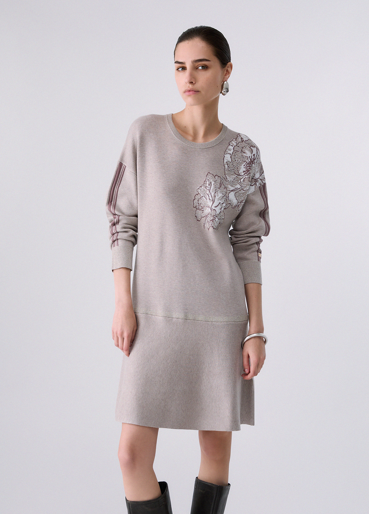 Liu Jo Short Jacquard Knit Dress