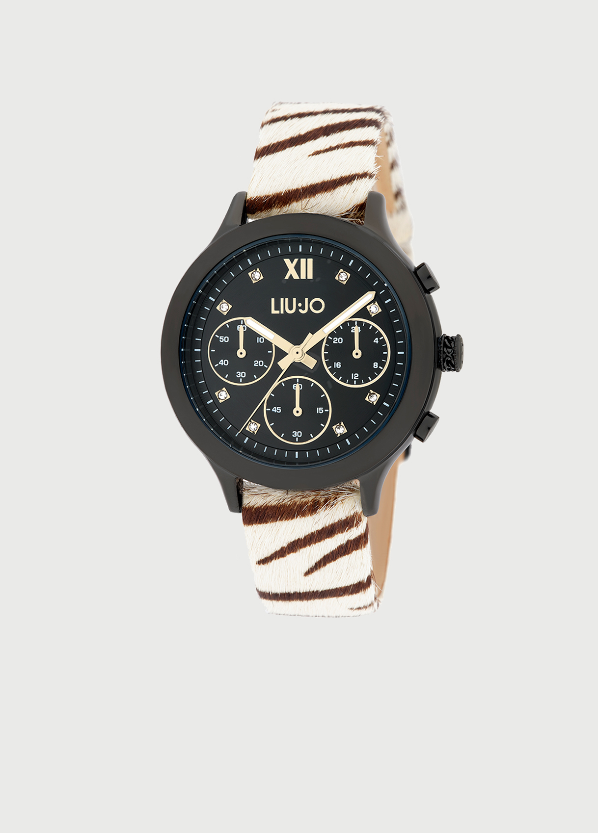 Orologio con cinturino in cavallino