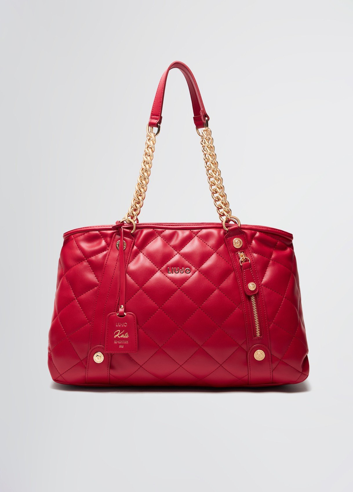 Liu Jo Medium Quilted Tote Bag With Charm