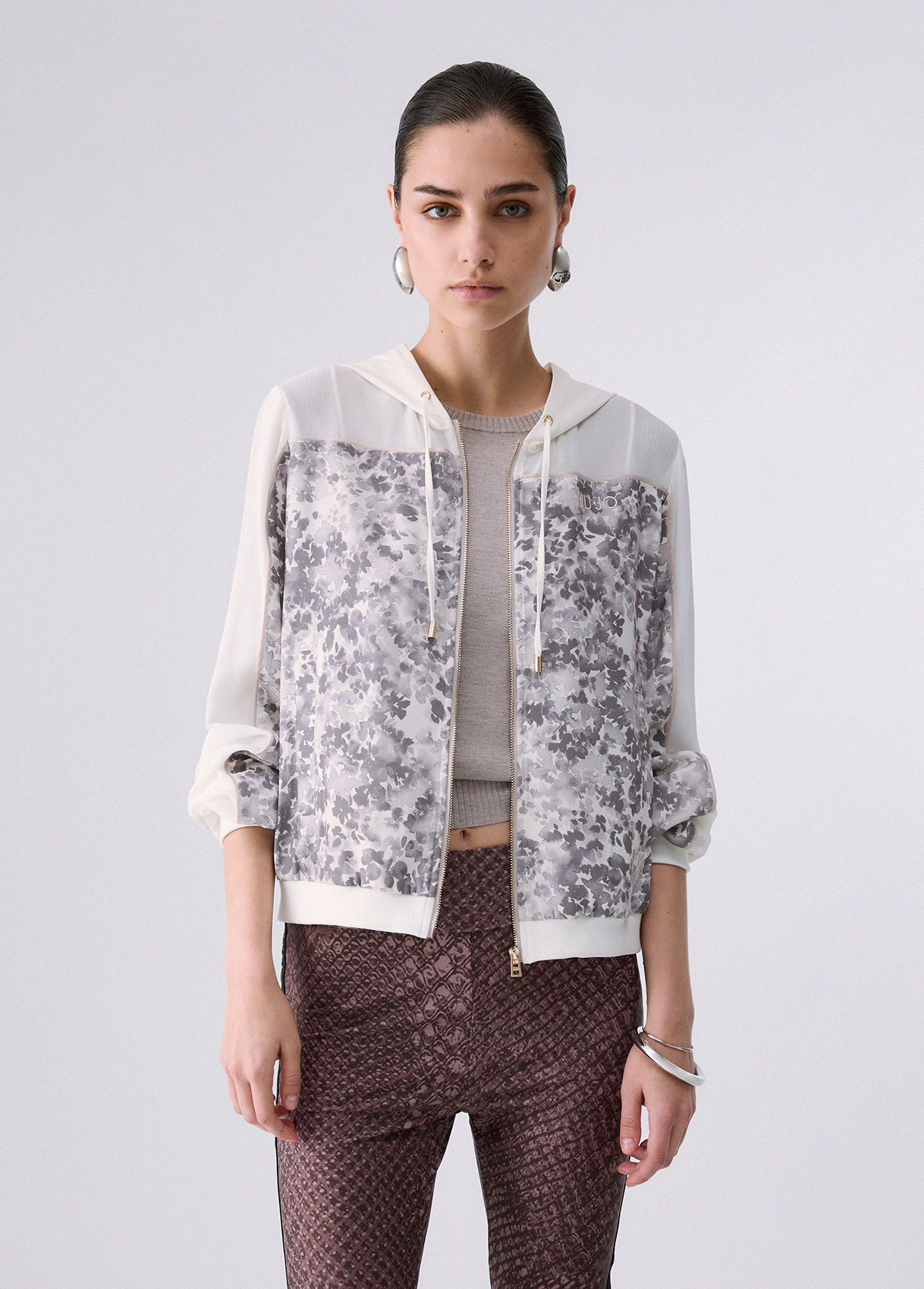 Liu Jo Crepe Hoodie