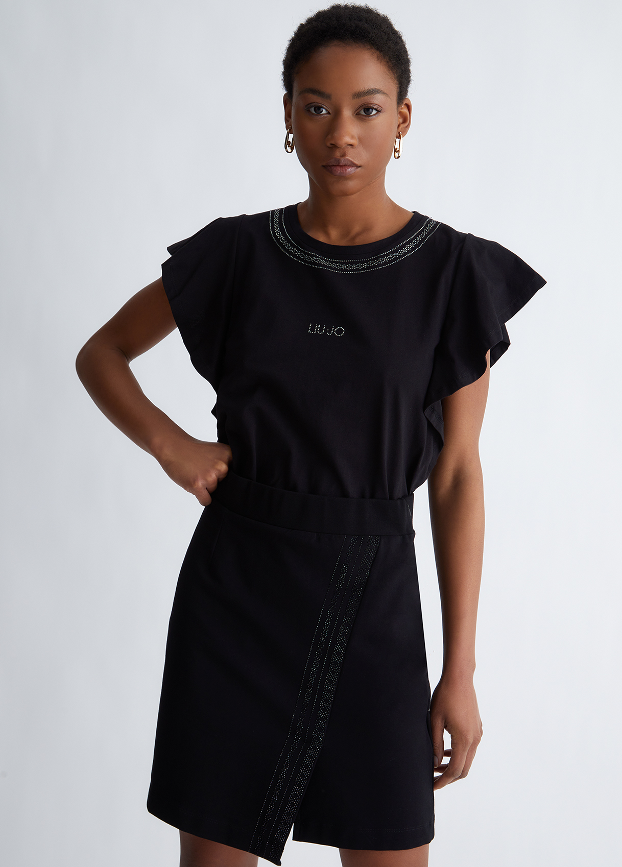 Liujo T-shirt Écoconçu Avec Strass