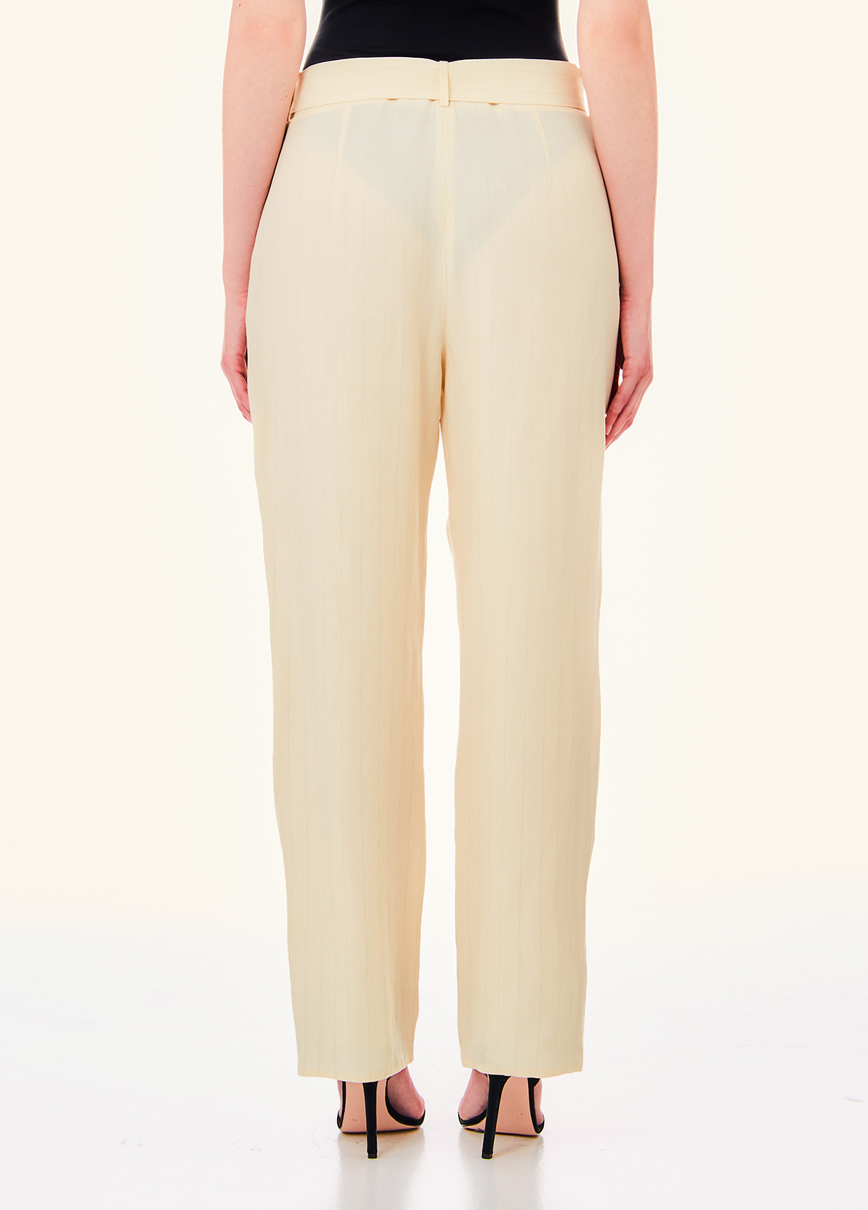 パンツ LIU JO Woman Pants Beige WA5314T4311 60920 Pantaloni con cintura colore beige | Liu Jo