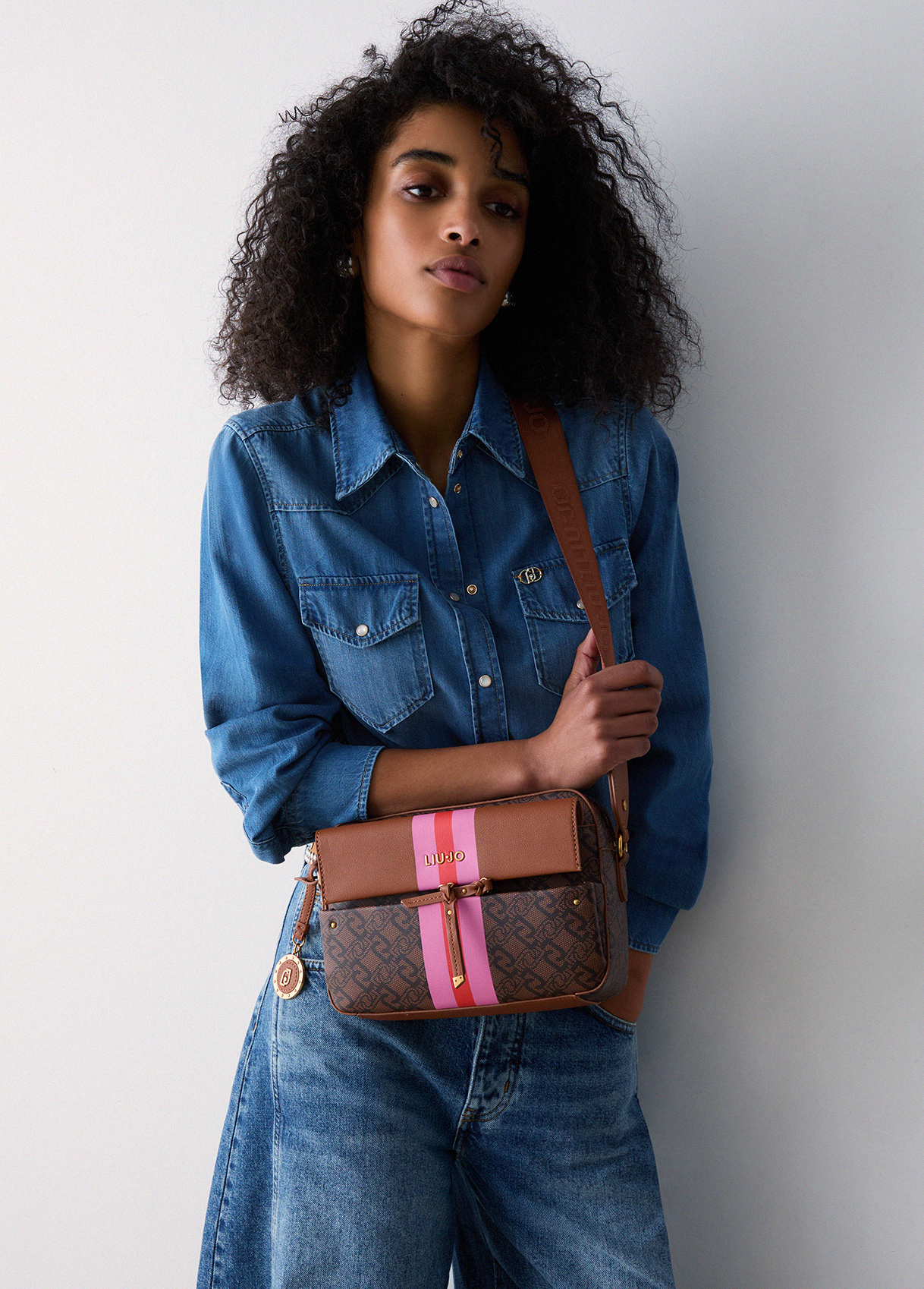 Liu Jo Medium Crossbody Bag With Charm
