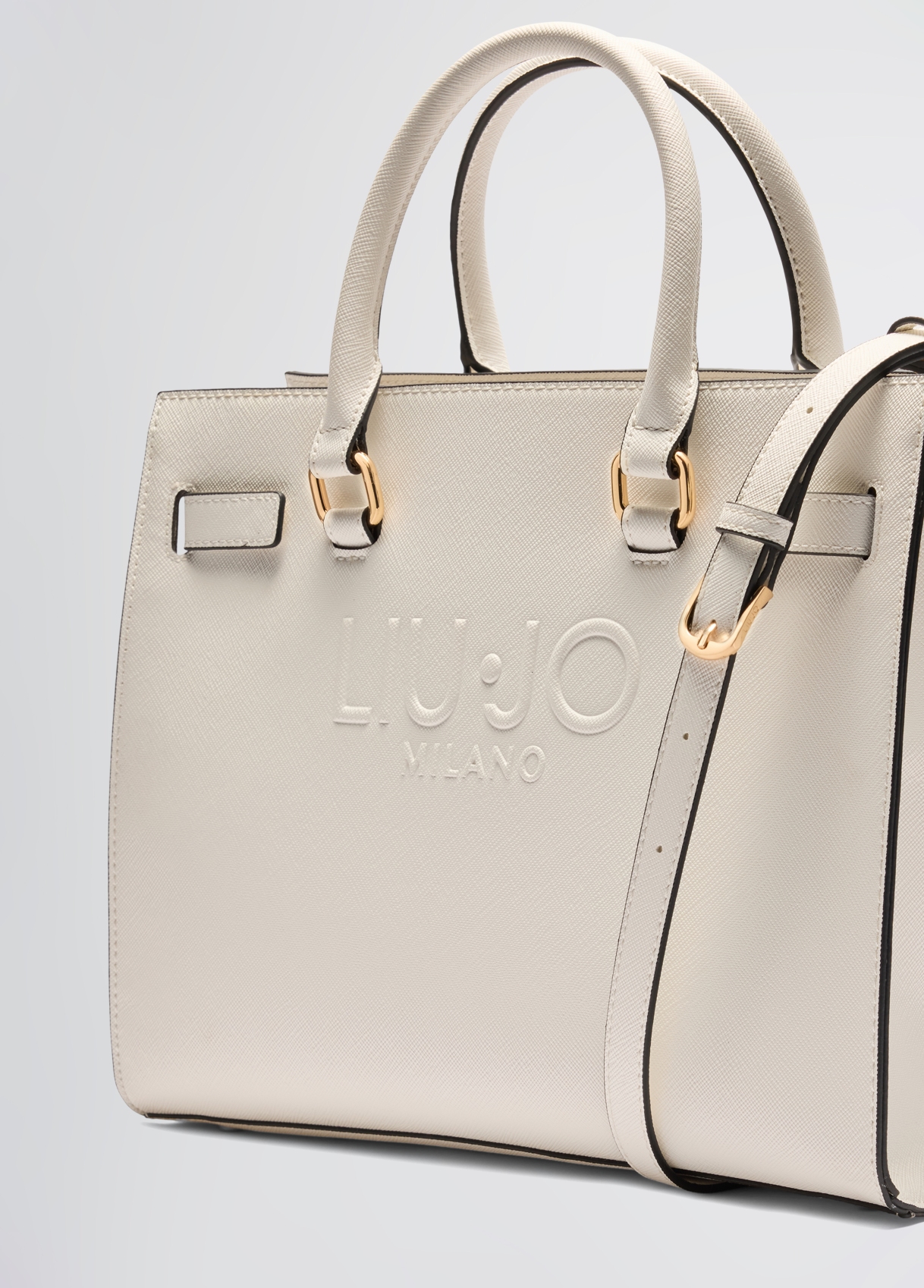 トートバッグ LIU JO Woman Tote bags White AA5321E0087 01065 white logo shopping bag - LIU JO - Pk by Paskal