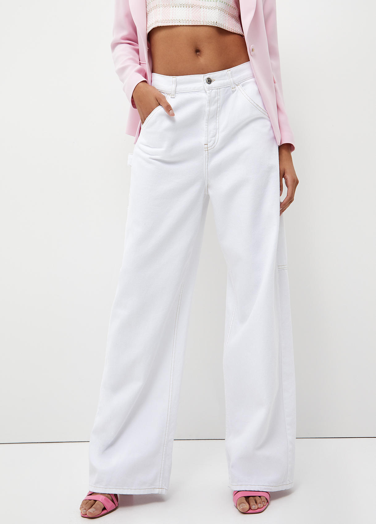 Liujo Jean Évasé En Toile Denim