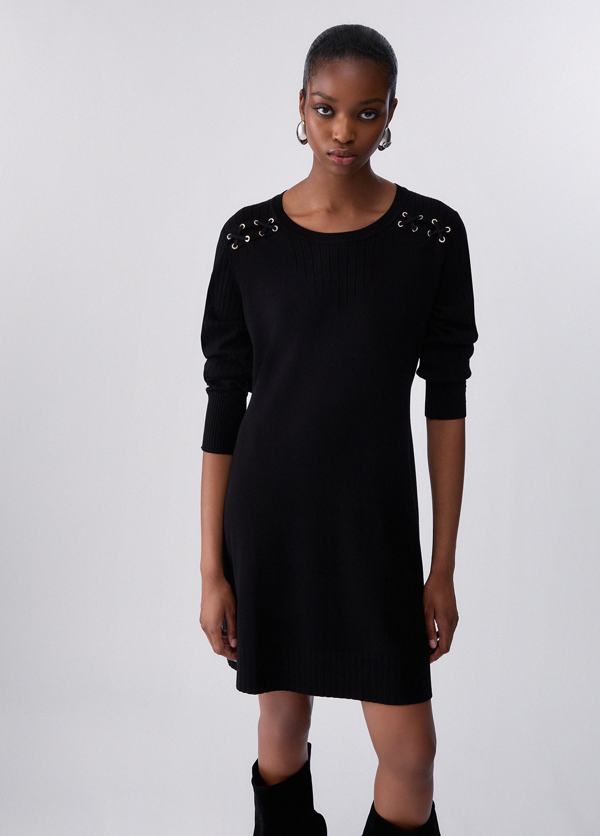Liu Jo Knit Dress With Laces
