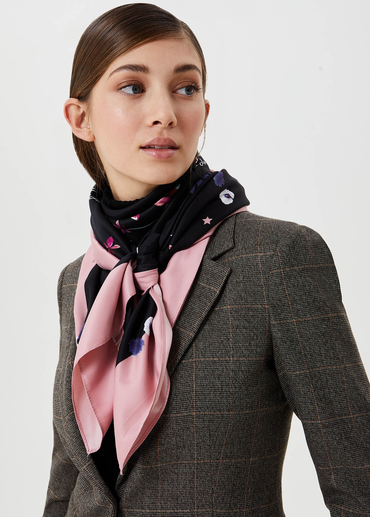 Legou Foulard Imprime Floral Satin Grand Carre Femme Echarpes Et Foulards Foulards Eng Bouldermicrofinance Org