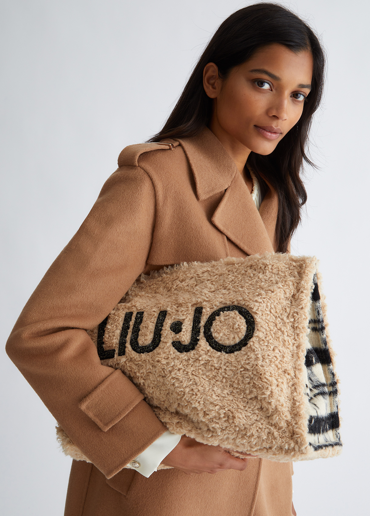 Liujo Shopper En Tissu Effet Ourson