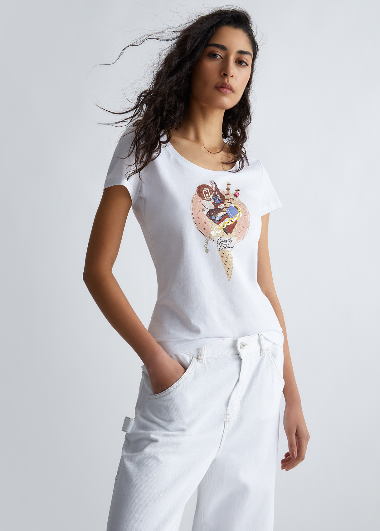 Liujo T-shirt Avec Imprimé Ice Cream
