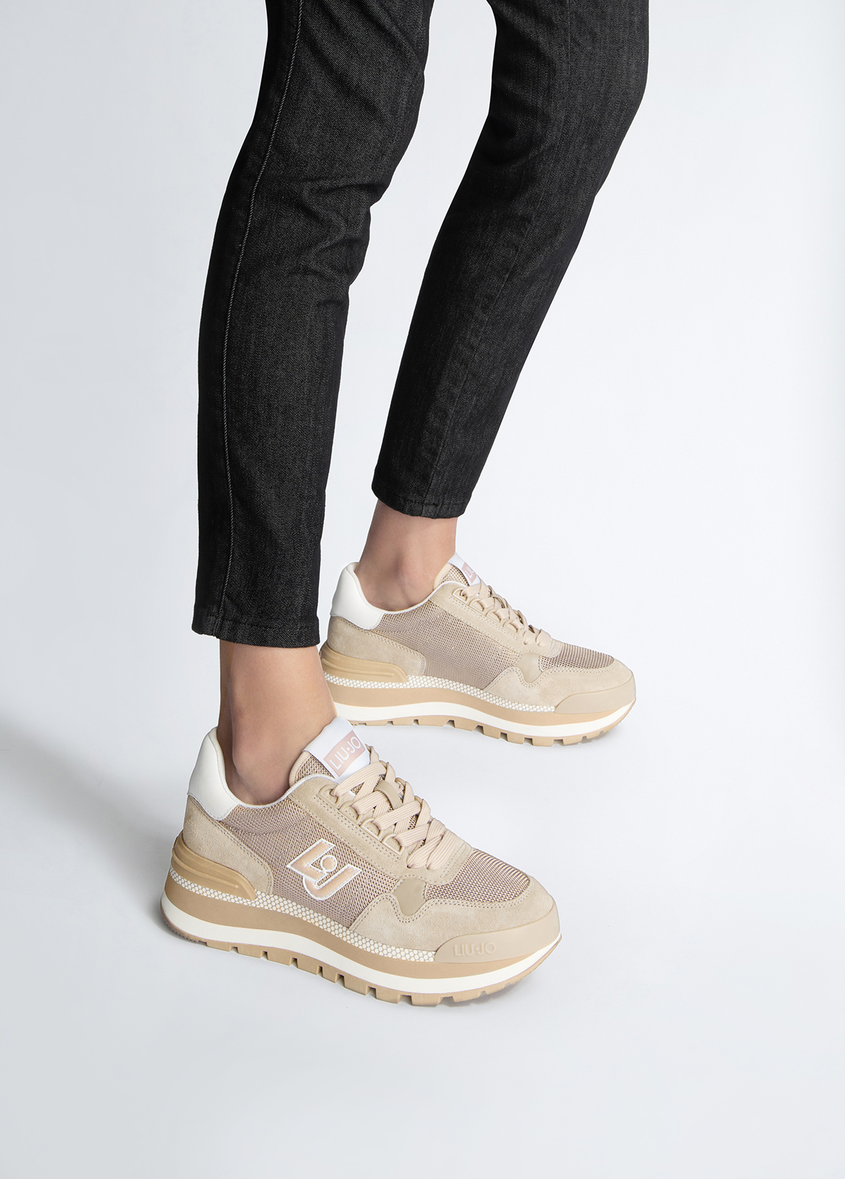 Liujo Sneakers En Maille Filet Brillante