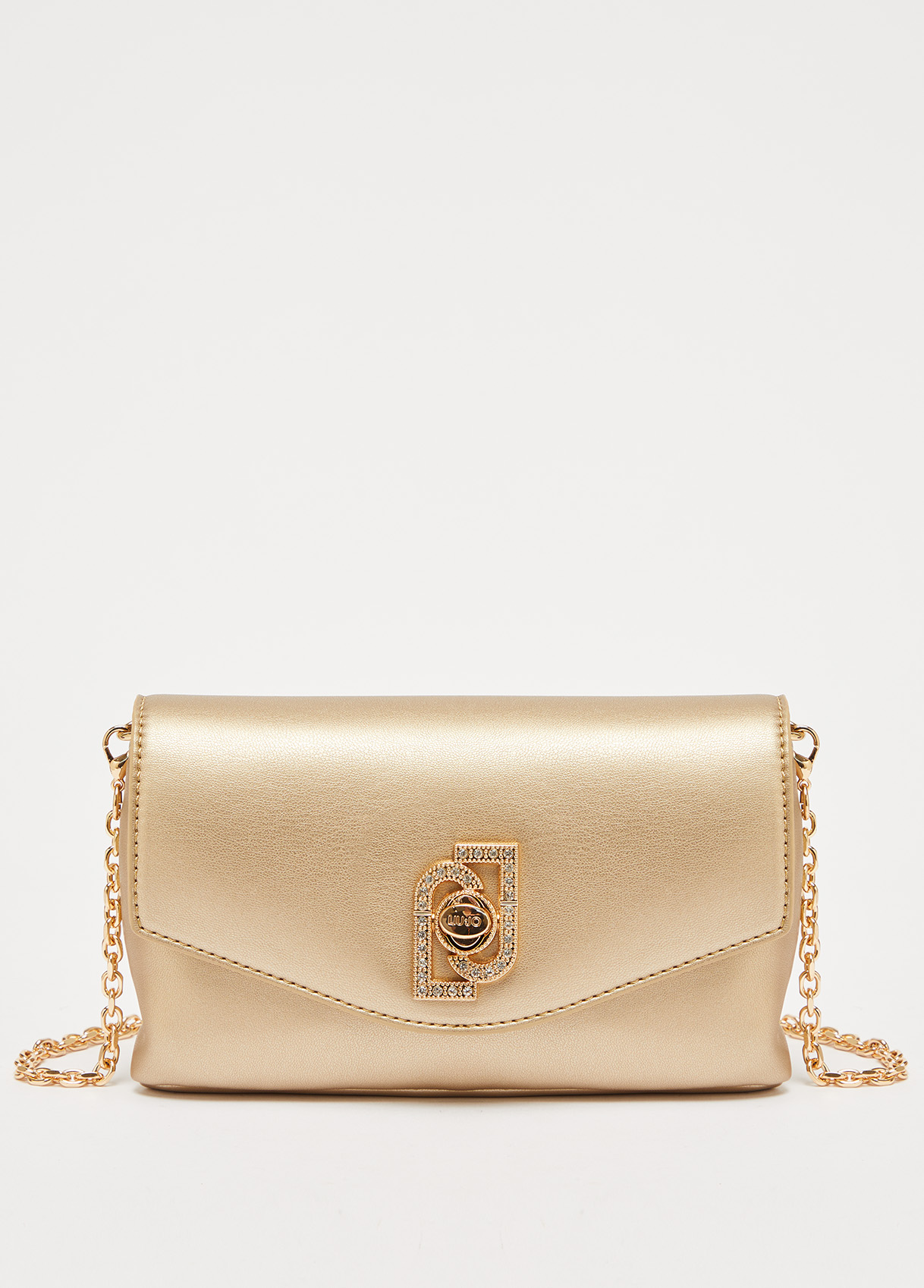 バッグ Jacquard Chain Pochette nude herlipto Michael Kors Empire medium chain-link pochette bag for Women