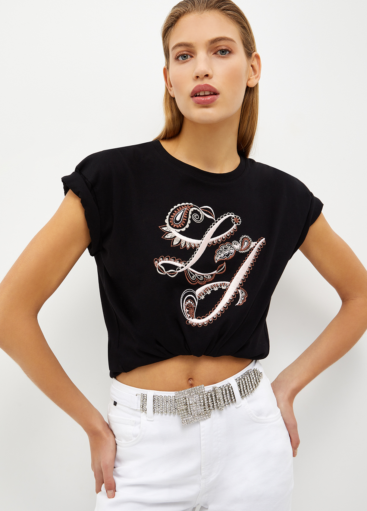 Liujo T-shirt Avec Broderie