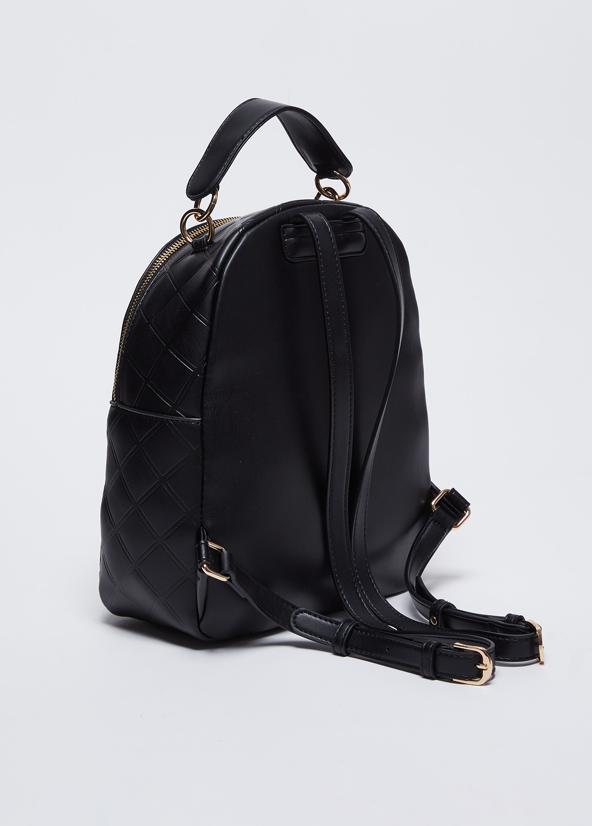 ★ILLIGO★ Heart Quilted Backpack Black 5010515930 Quilted backpack with gemstones colour black | Liu Jo