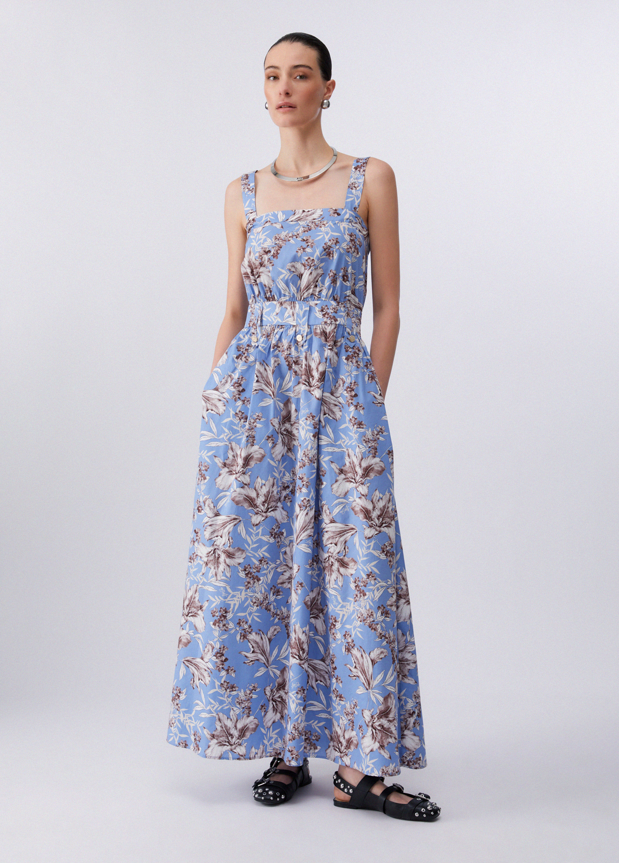 Liu Jo Long Poplin Dress