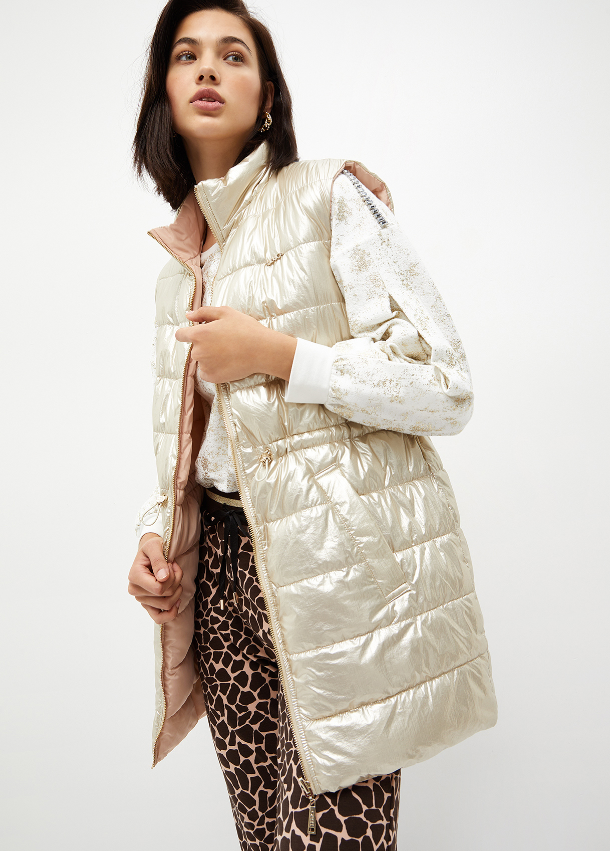 Liujo Veste Sans Manches Matelassée Réversible