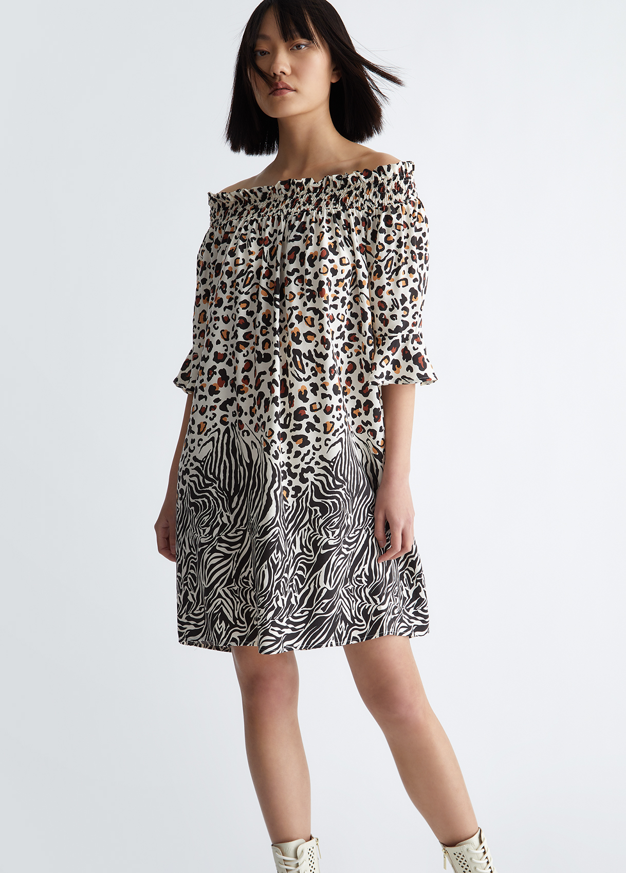 Liujo Robe Animalier Écoconçue