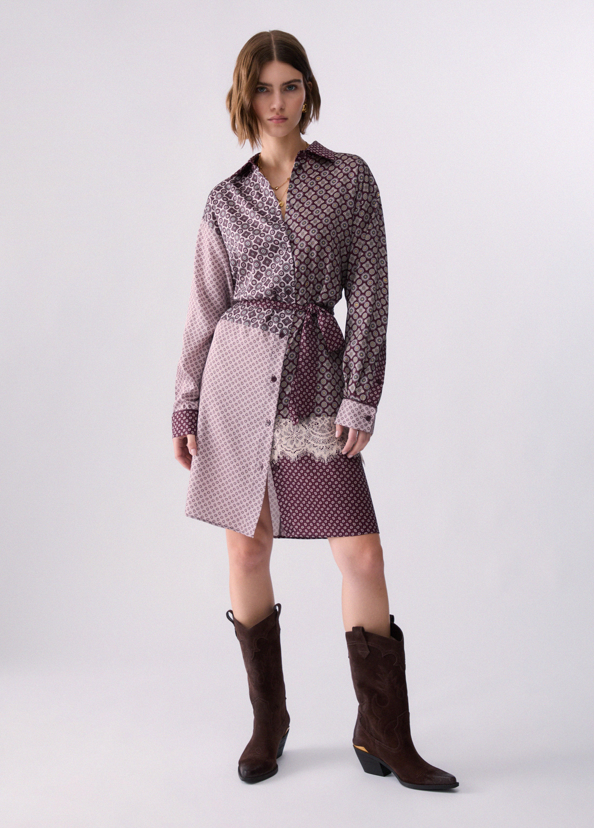 Liu Jo Twill Shirt Dress