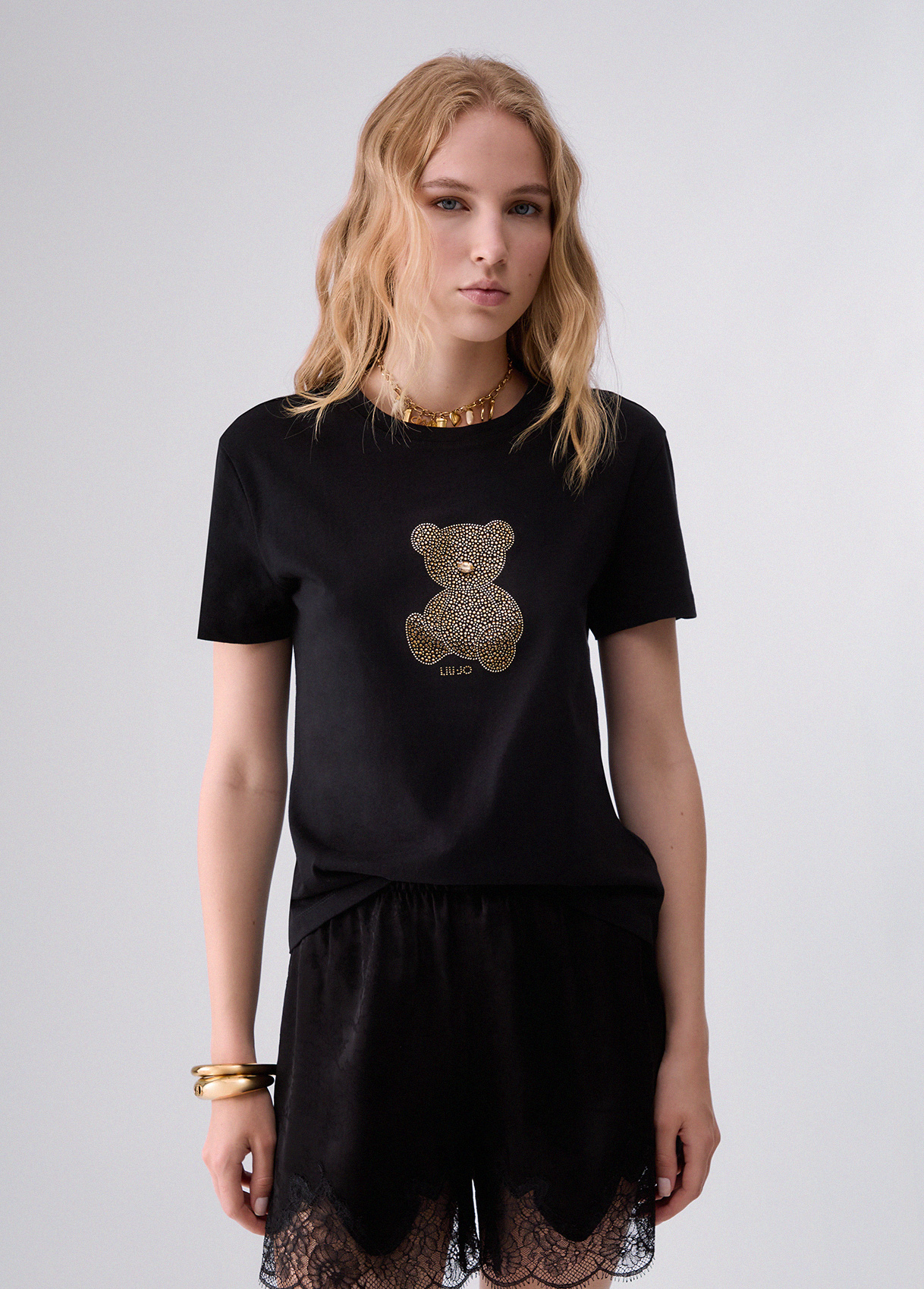 Liu Jo T-shirt With Jewel Embellishments