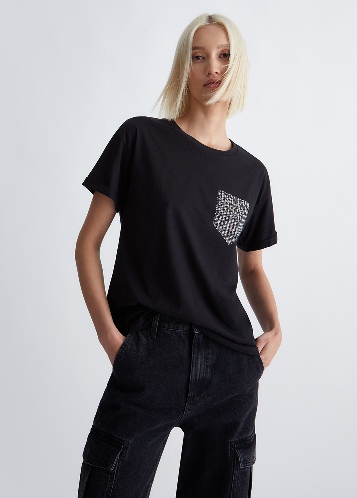 Liujo T-shirt Écoconçu Avec Strass