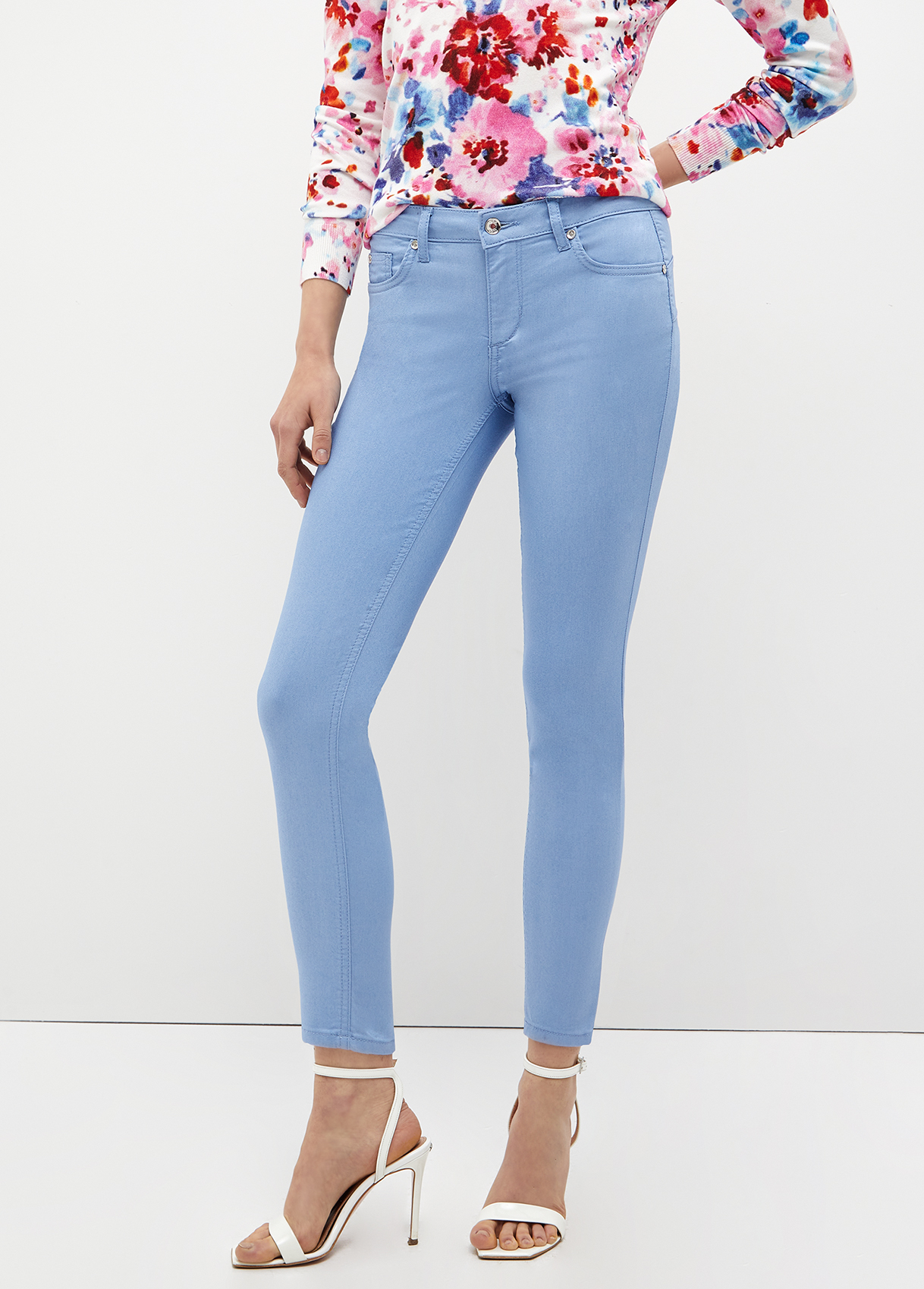 Liujo Pantalon Bottom-up Avec Charm