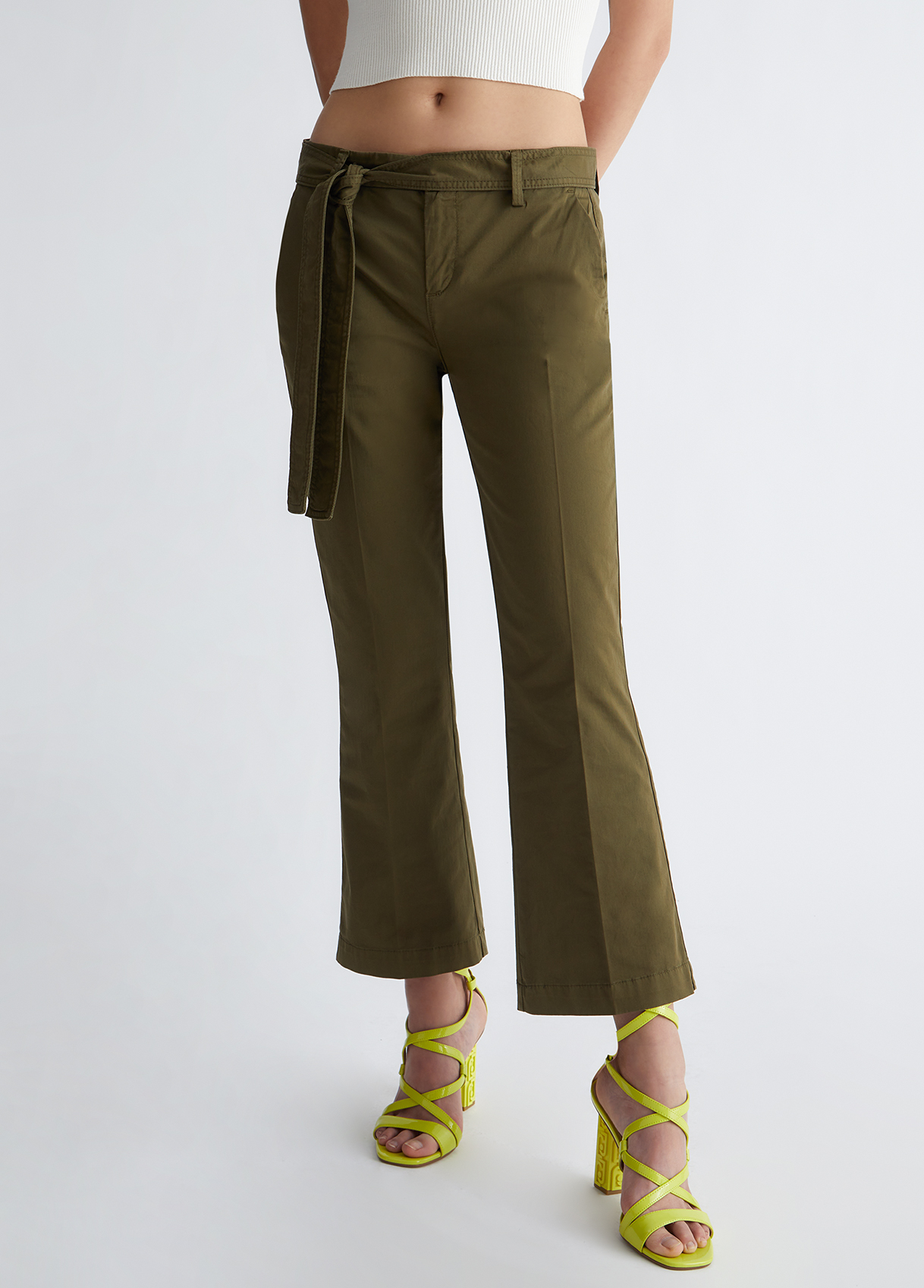 Liujo Pantalon Chino Avec Ceinture