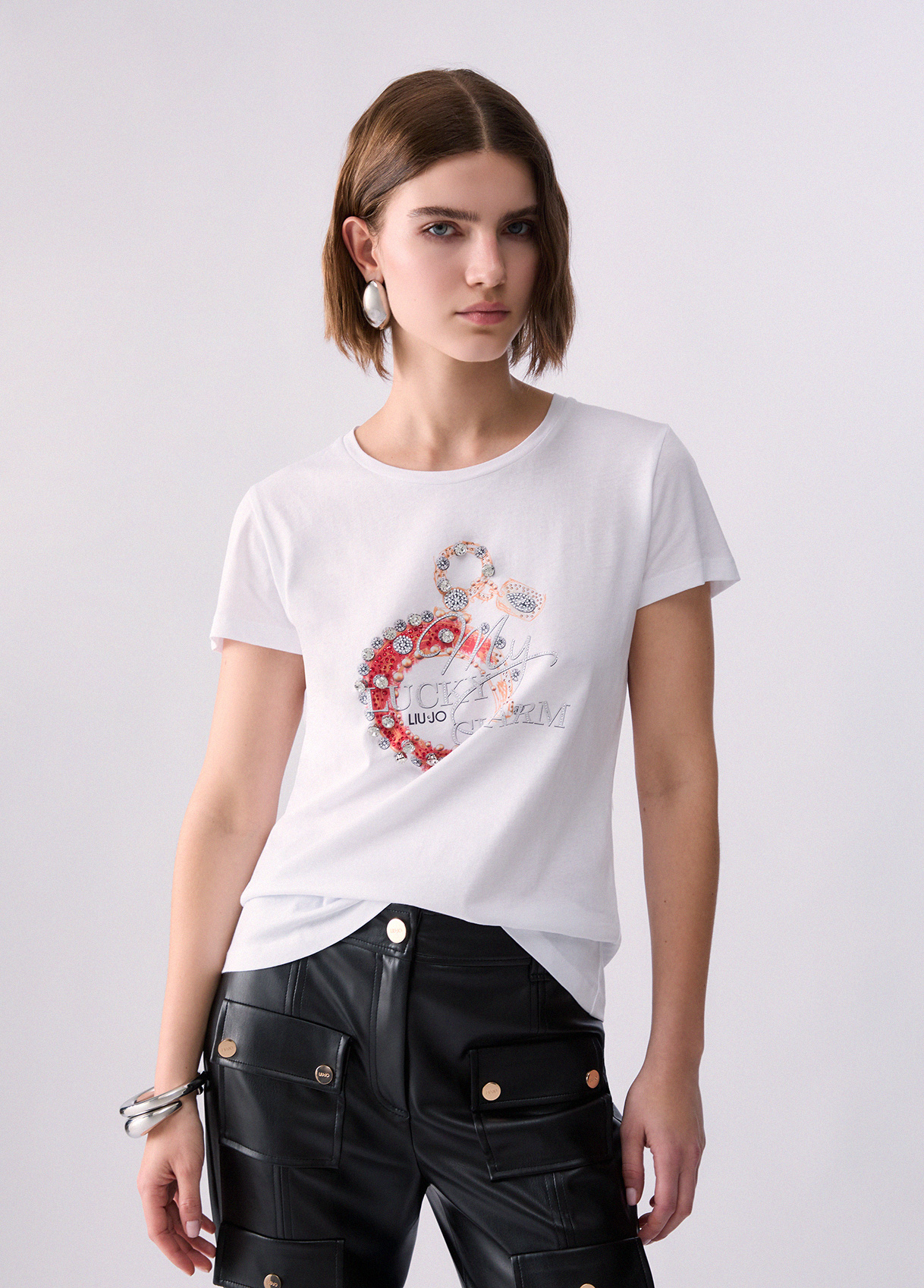 Liu Jo T-shirt With Jewel Embroidery