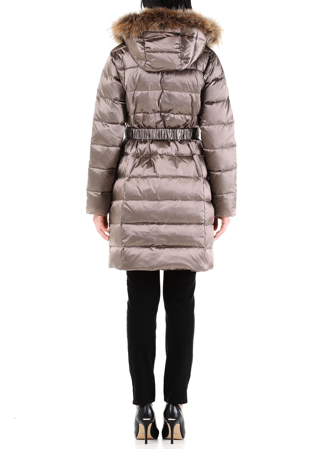 Hooded down jacket colour gingerbread | Liu Jo