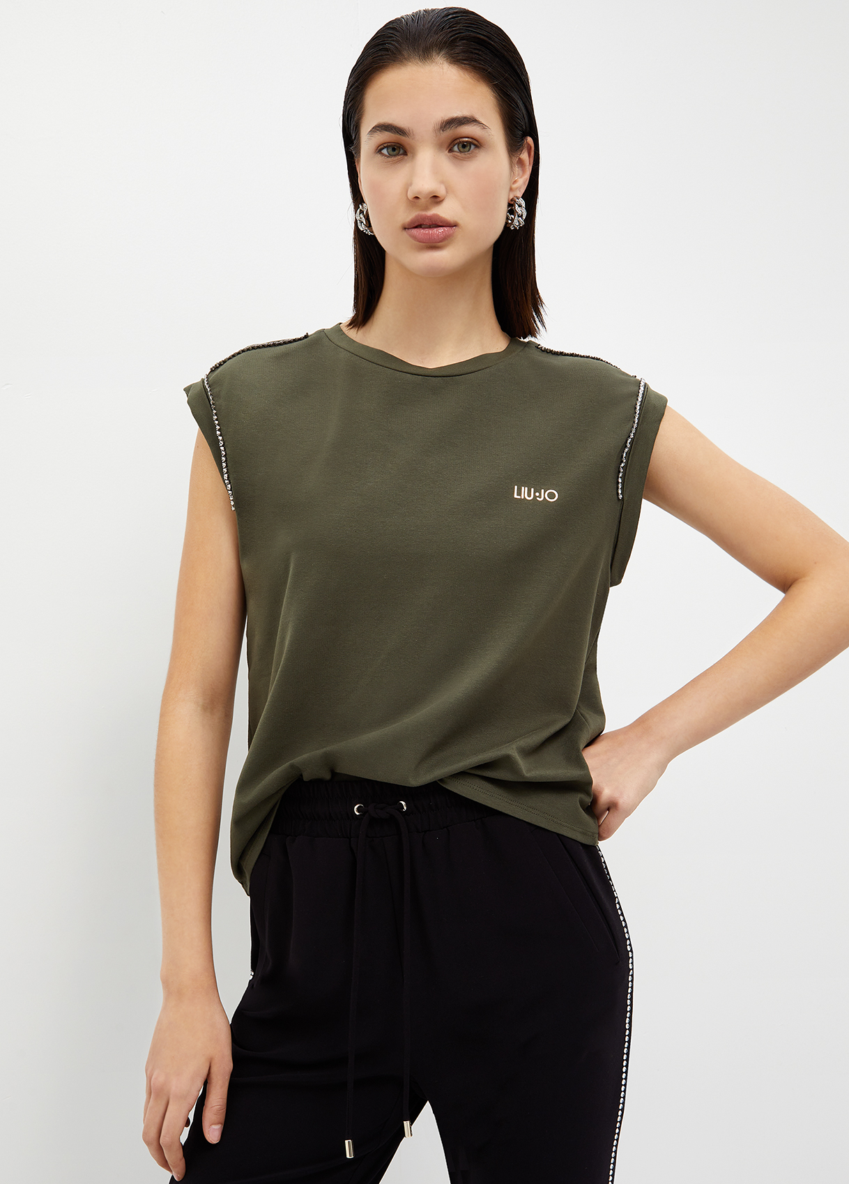 Liujo T-shirt Avec Strass