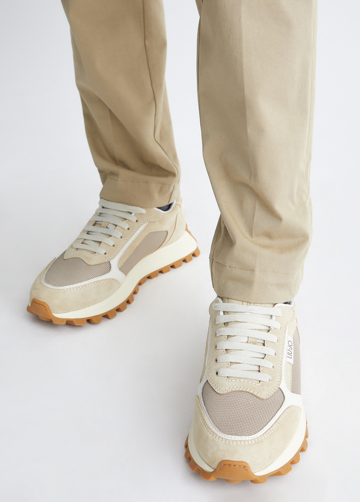 Liujo Sneakers En Daim Et Mesh