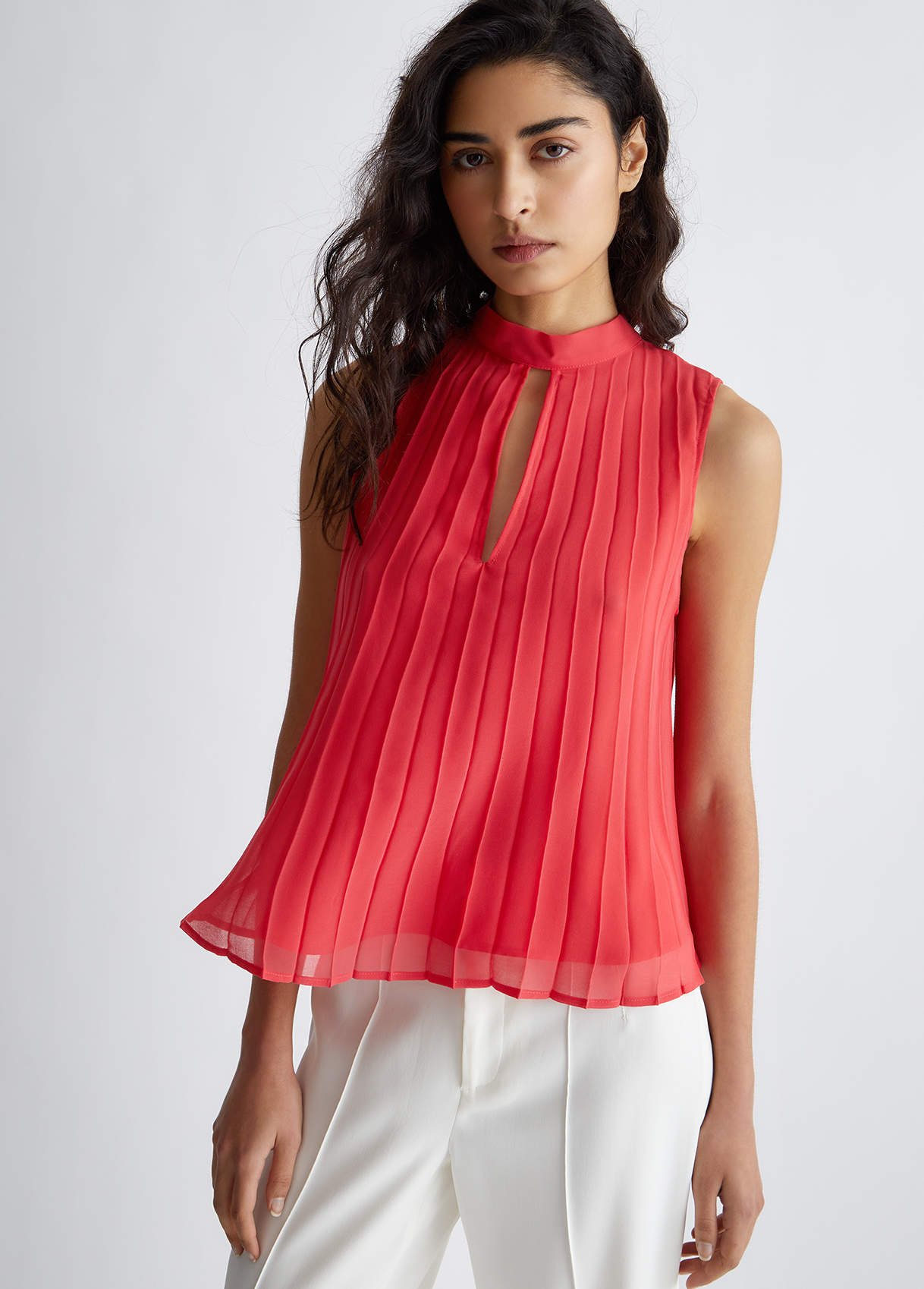 Liujo Haut Plissé En Georgette