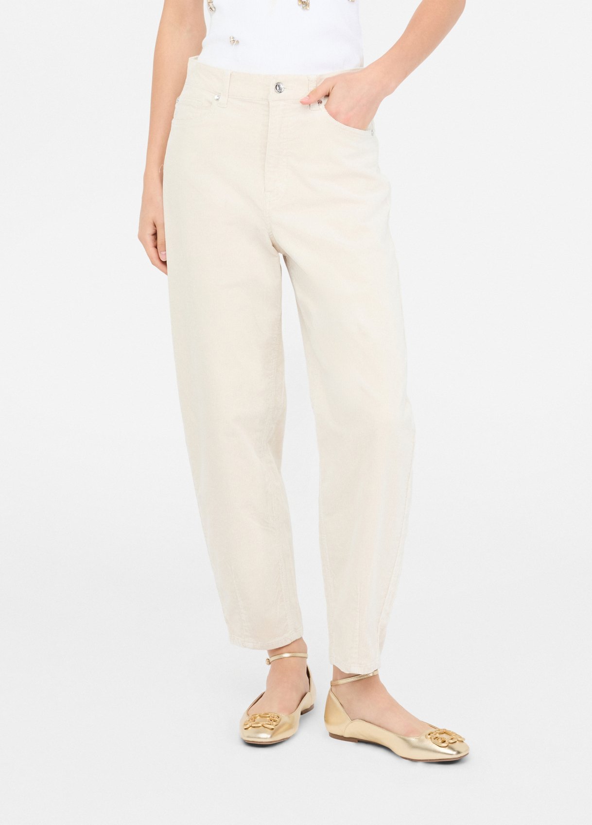 Liu Jo Pantalon Ballon En Velours
