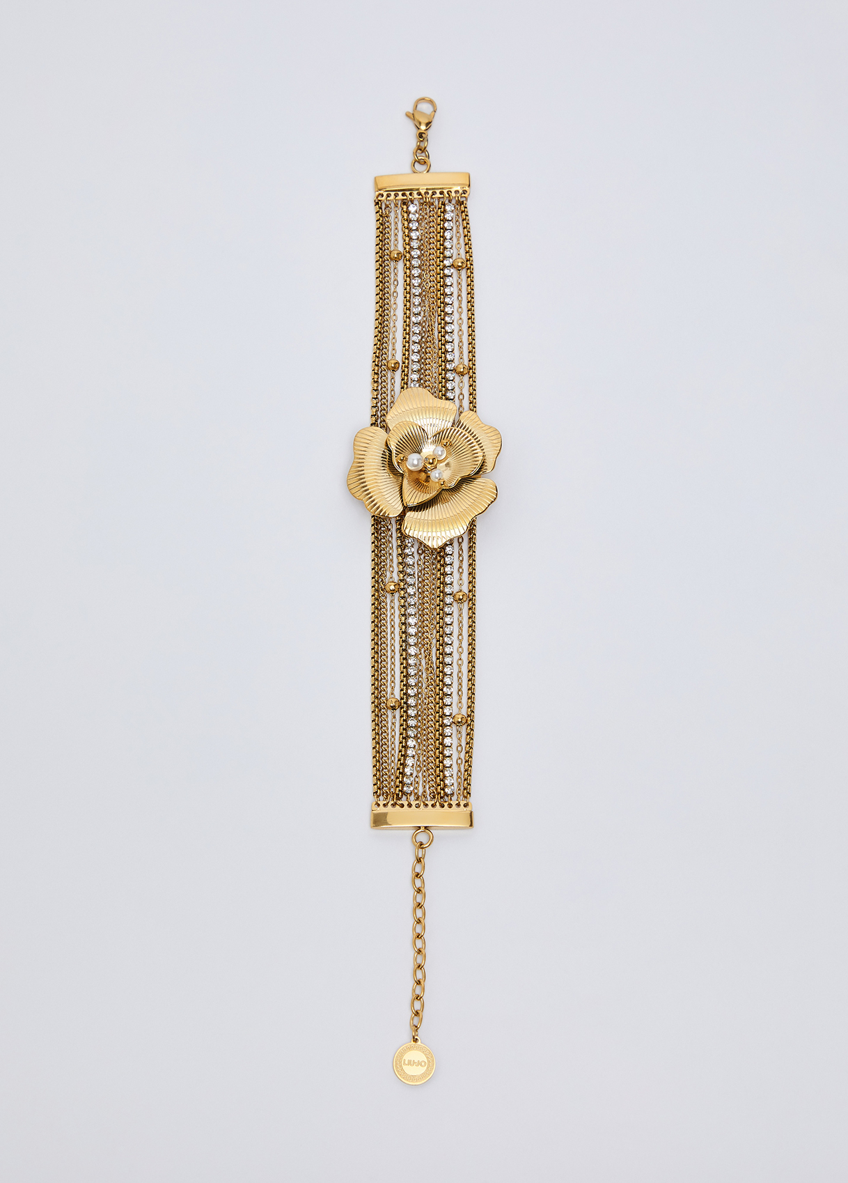 Liu Jo Bracelet Avec Rosa Et Franges Liu Jo Bracelet Avec Rosa Et Franges