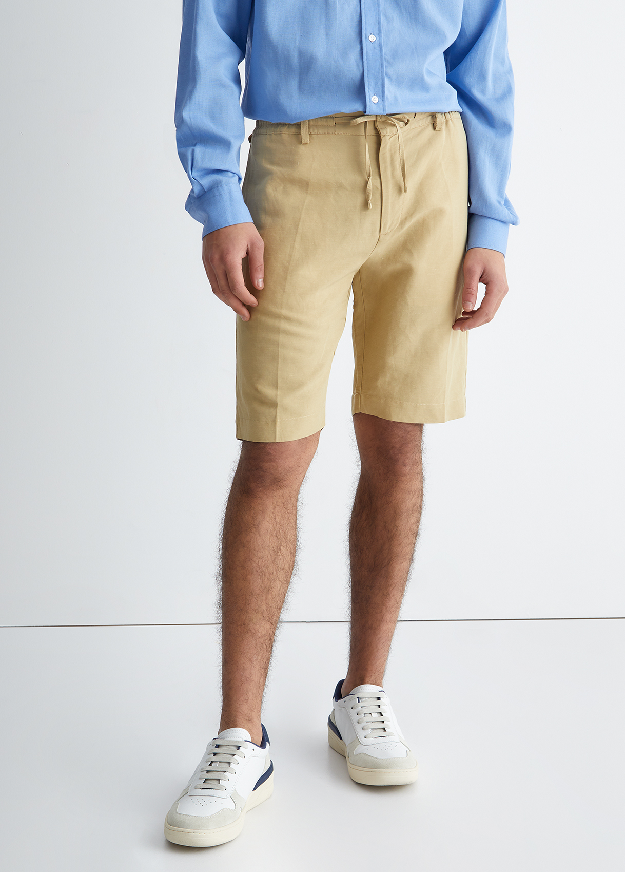 Liujo Bermuda Pour Homme En Lin