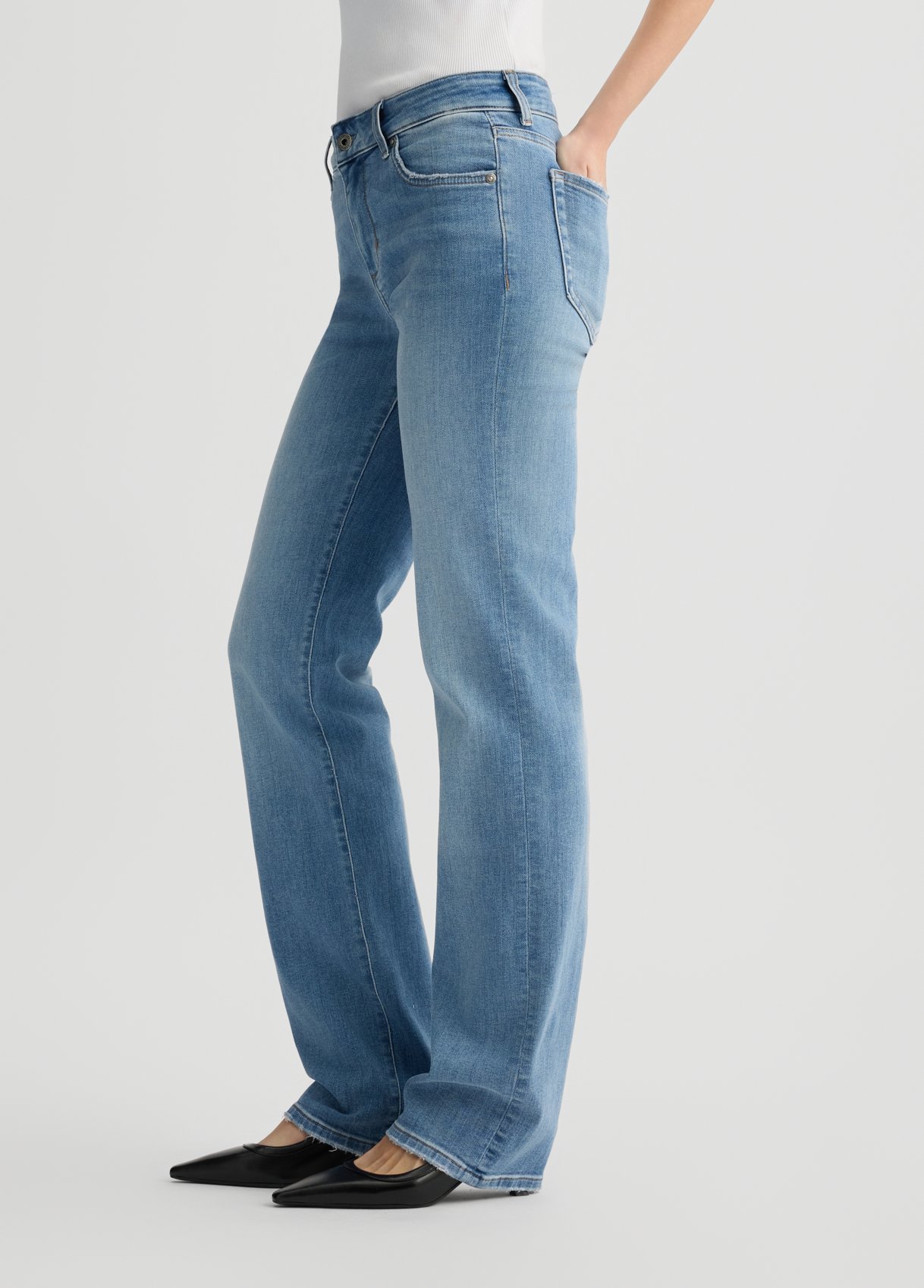 Low-rise straight-leg jeans colour blue denim | Liu Jo