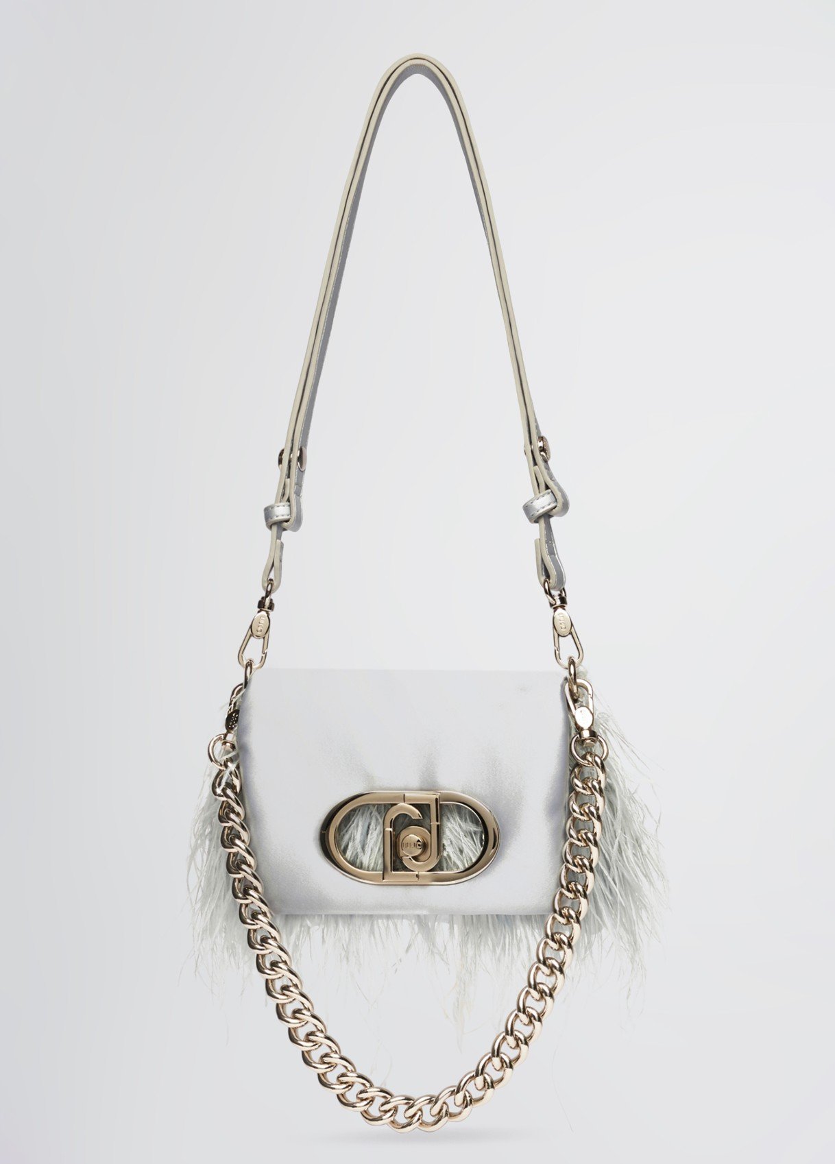 Liu Jo Small Lapuffy Bag With Feathered Detailing