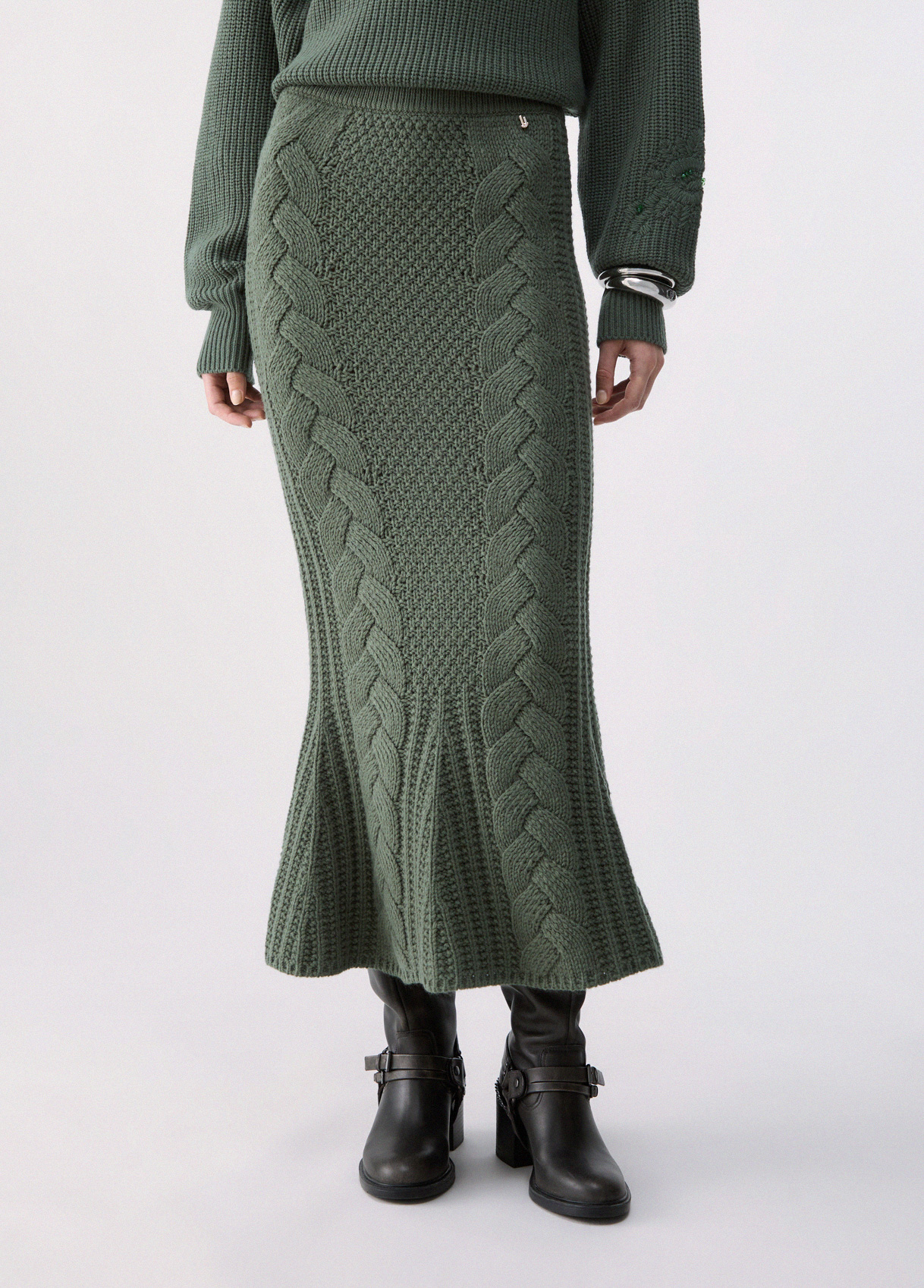 Liu Jo Jupe Jupe Midi En Maille