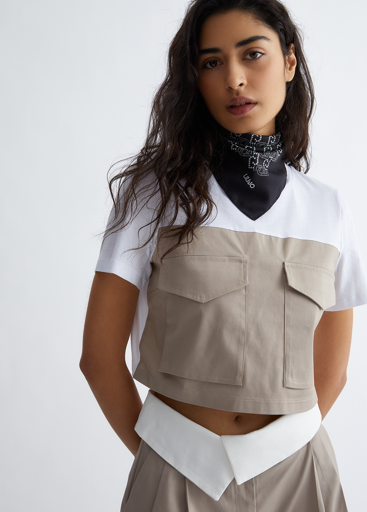 Liujo T-shirt Avec Maxi Poches