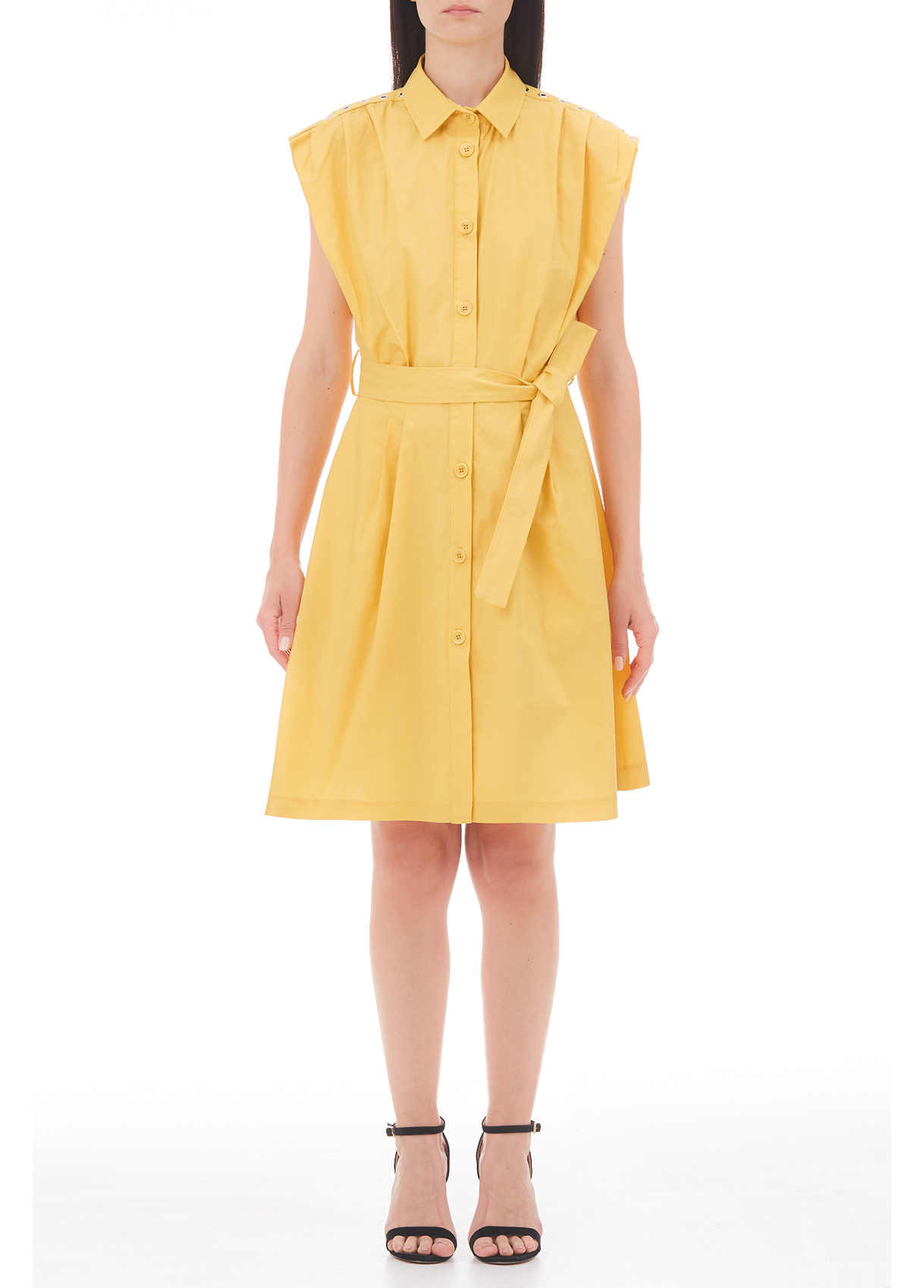 Liujo Robe Courte En Popeline