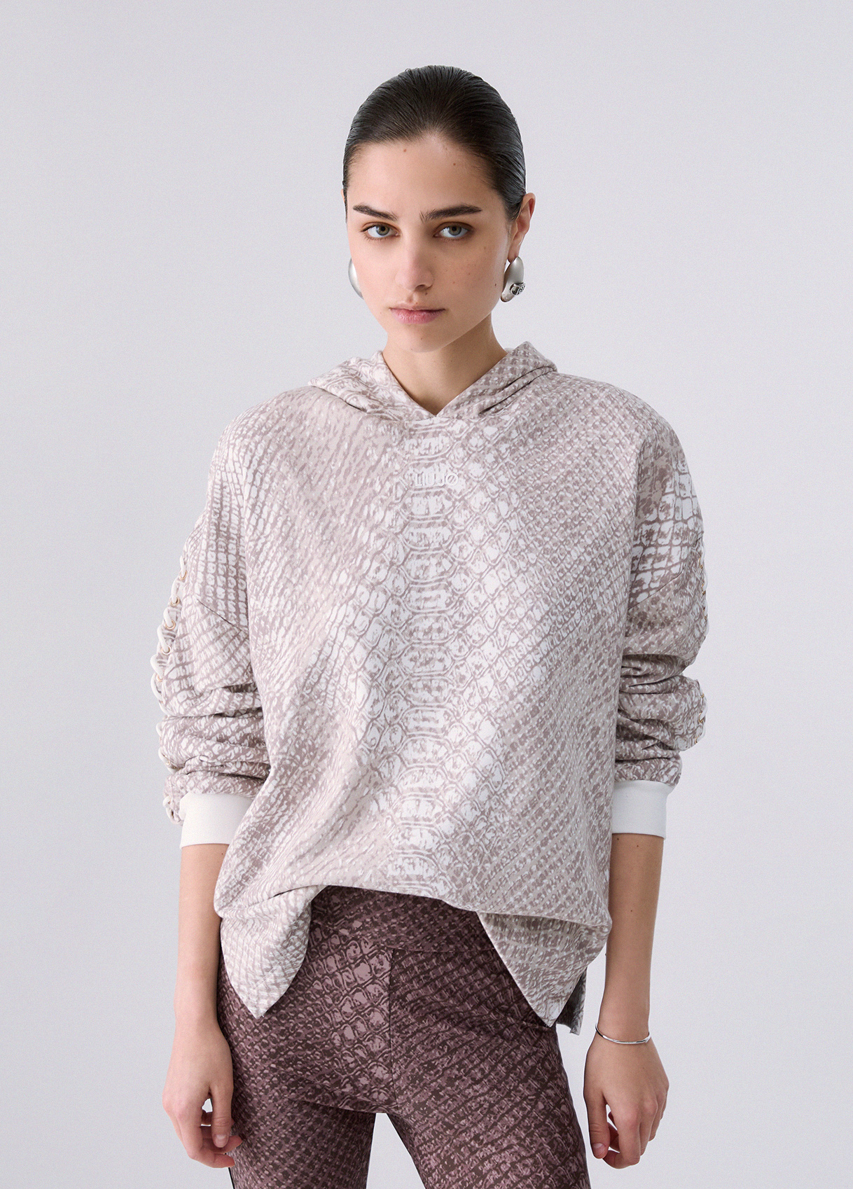 Liu Jo Sweatshirt With Animal Print