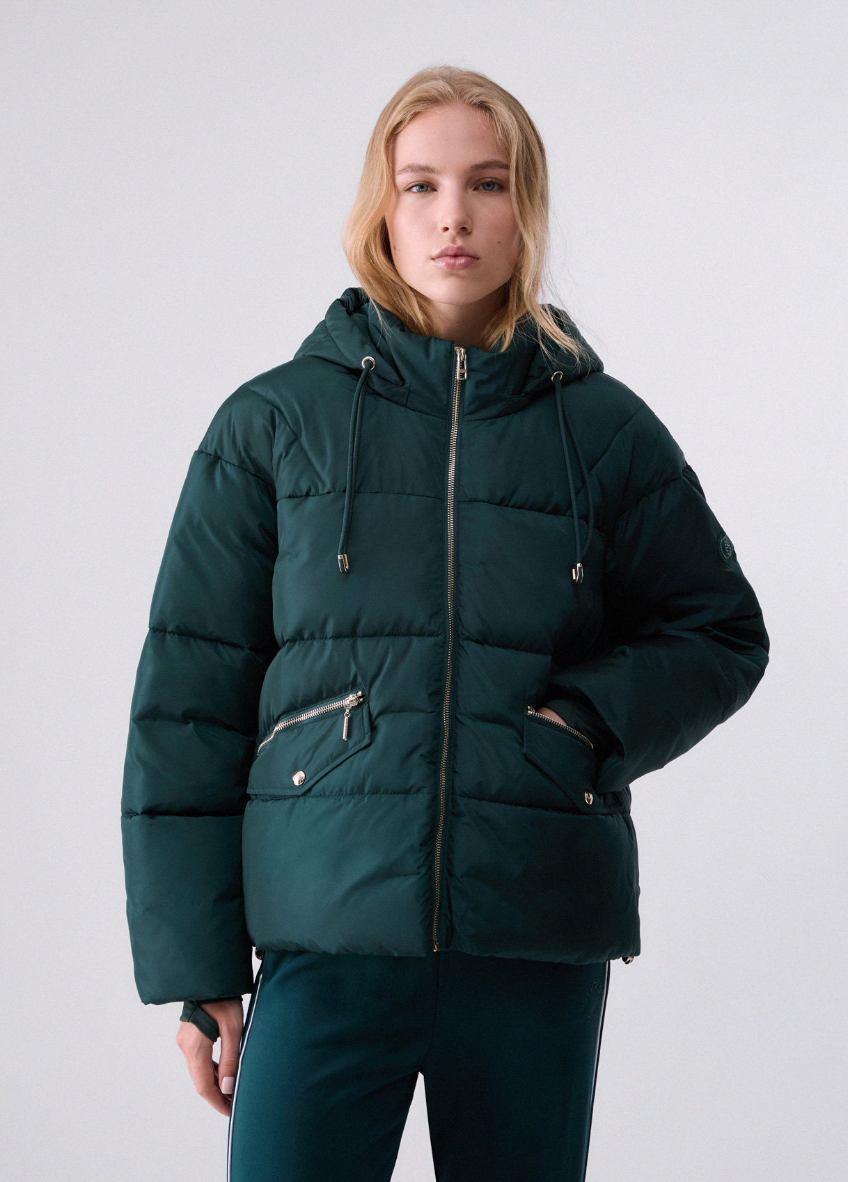 Liu Jo Blouson Matelassé À Capuche