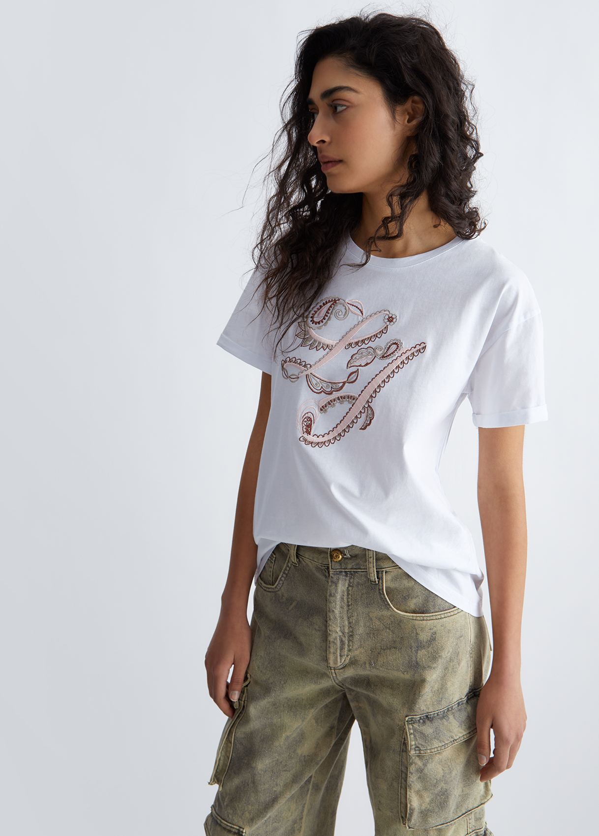 Liujo T-shirt Avec Broderie