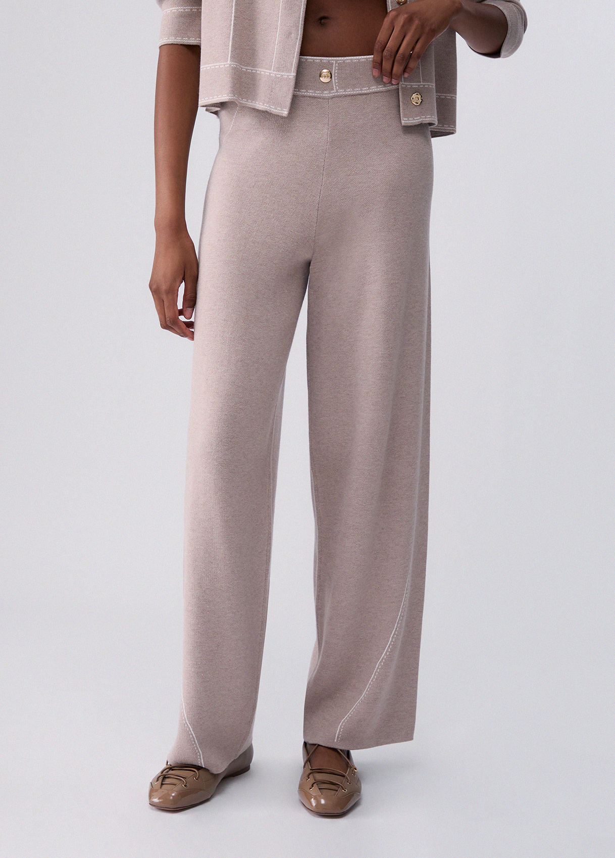 Liu Jo Trousers With Contrast Stitching