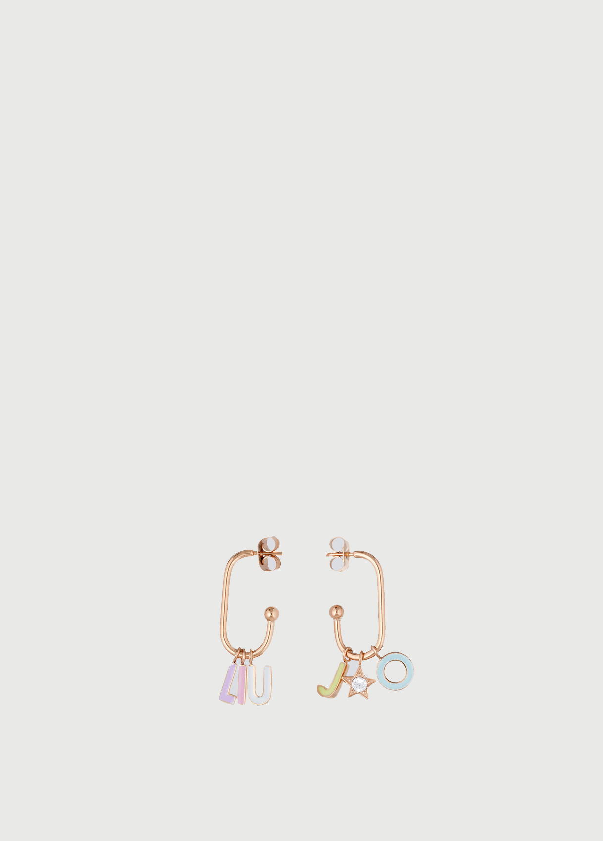 Liujo Boucles D'oreilles Avec Charms Logo