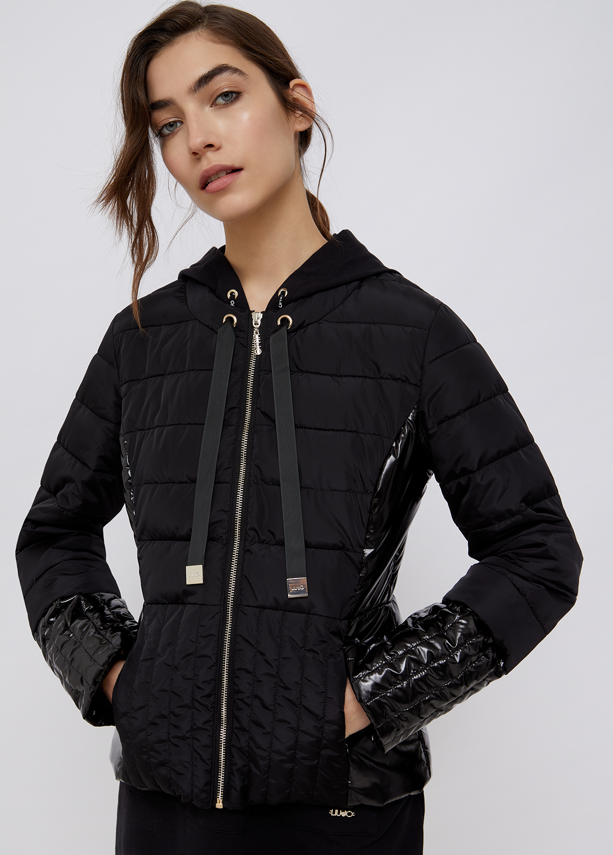 slim fit padded jacket