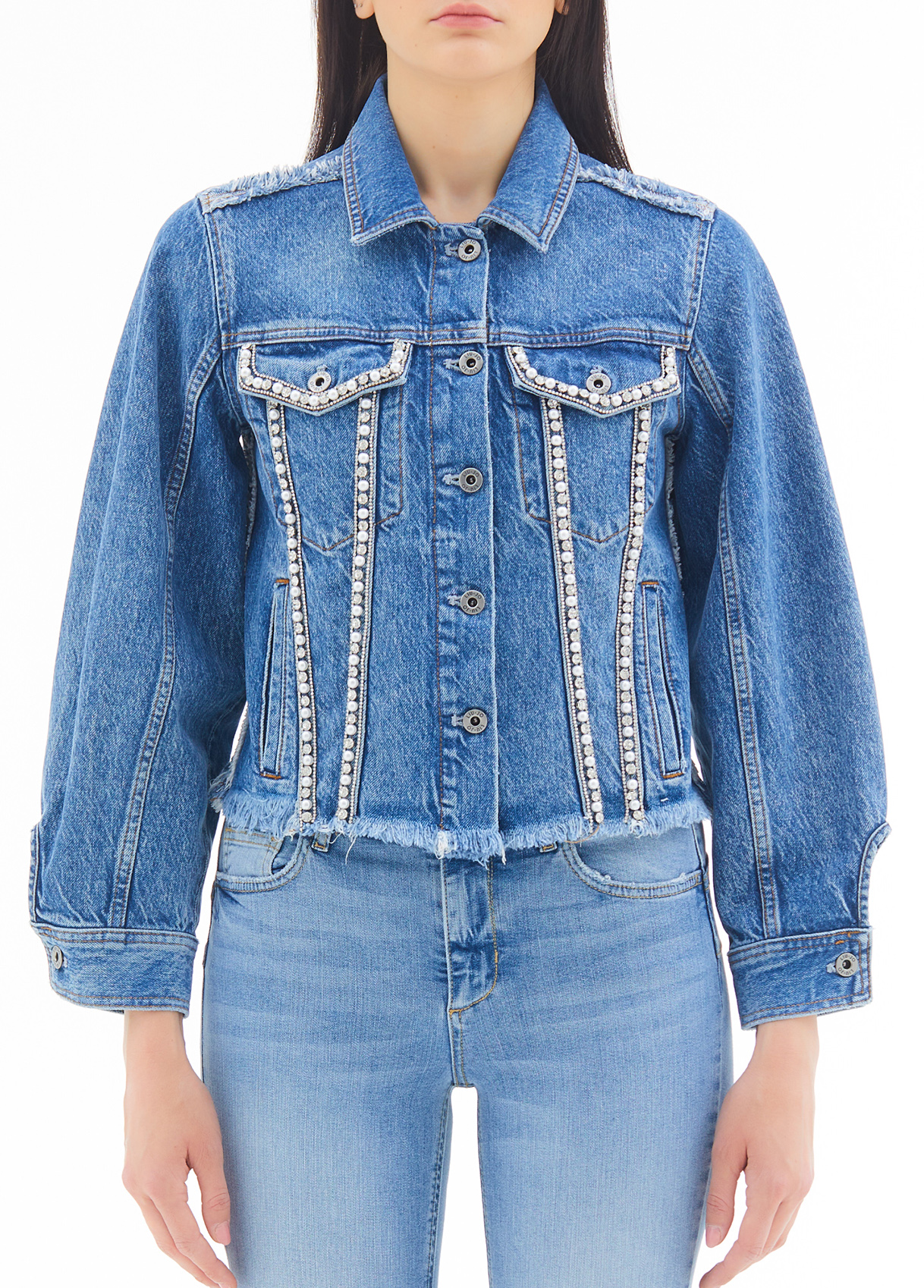 Liujo Veste En Jean Écoconçu